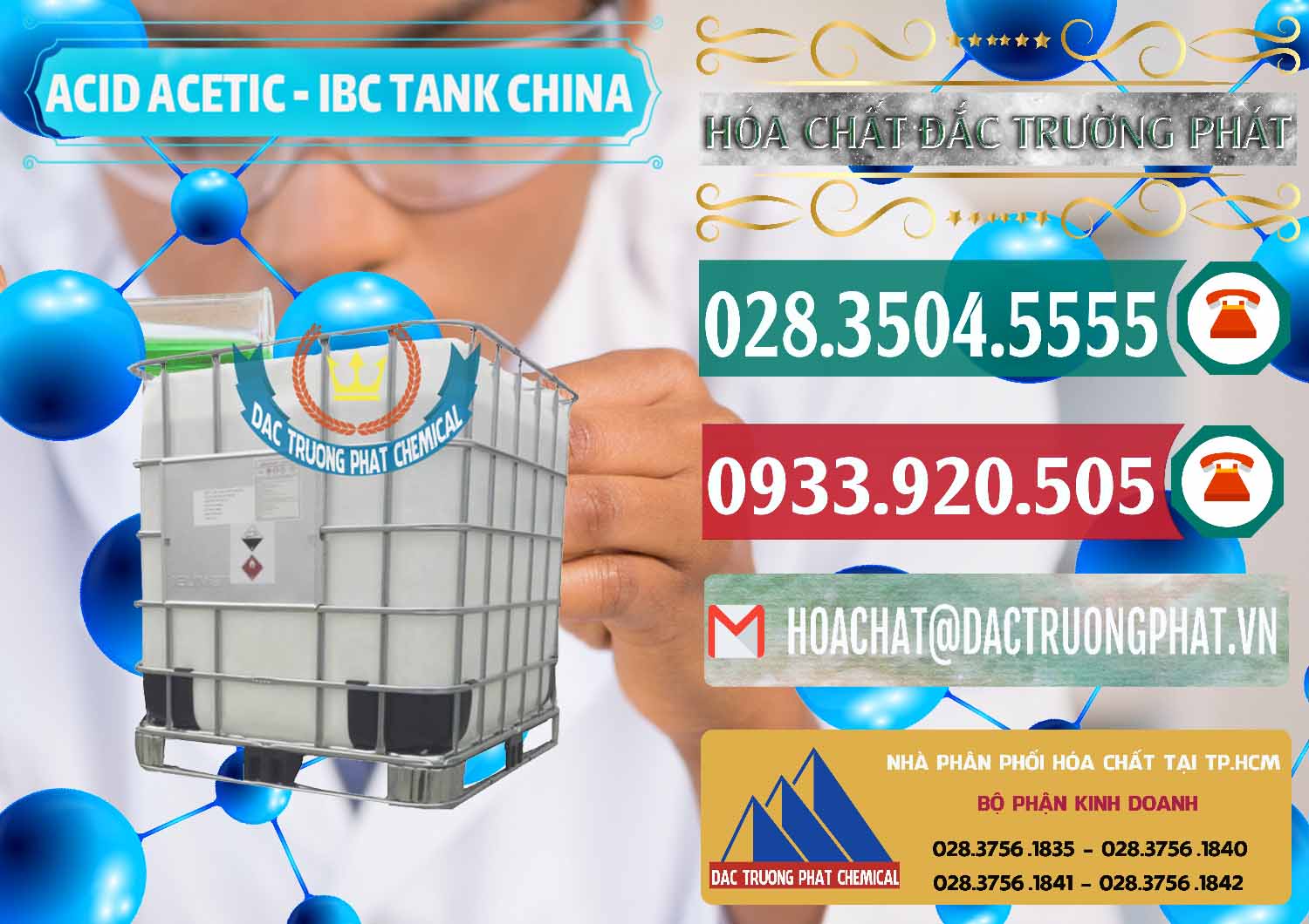 Cty bán - phân phối Acetic Acid – Axit Acetic Tank Bồn IBC Trung Quốc China - 0443 - Cung cấp _ nhập khẩu hóa chất tại TP.HCM - muabanhoachat.vn