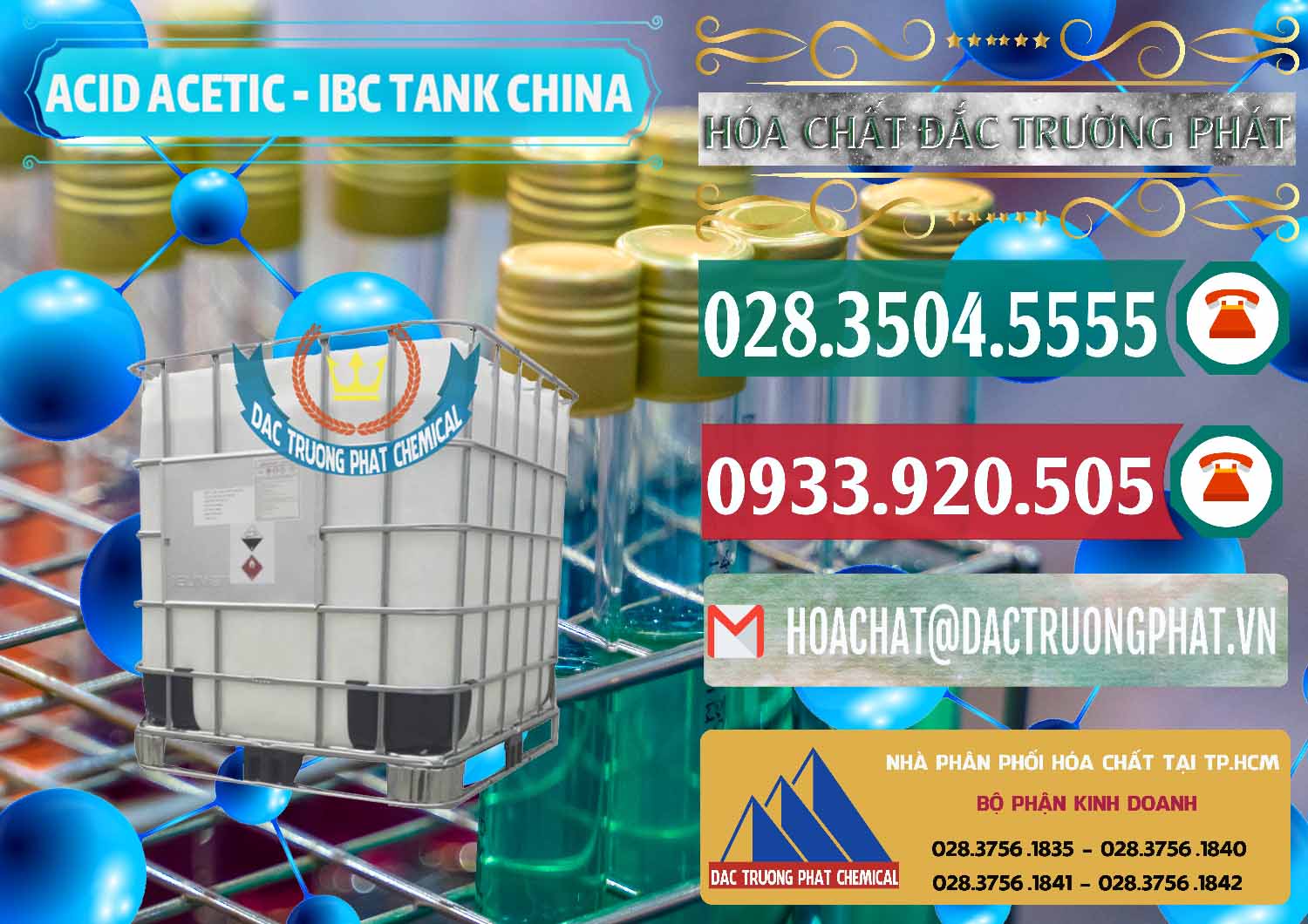 Công ty cung cấp và bán Acetic Acid – Axit Acetic Tank Bồn IBC Trung Quốc China - 0443 - Công ty chuyên bán - cung cấp hóa chất tại TP.HCM - muabanhoachat.vn