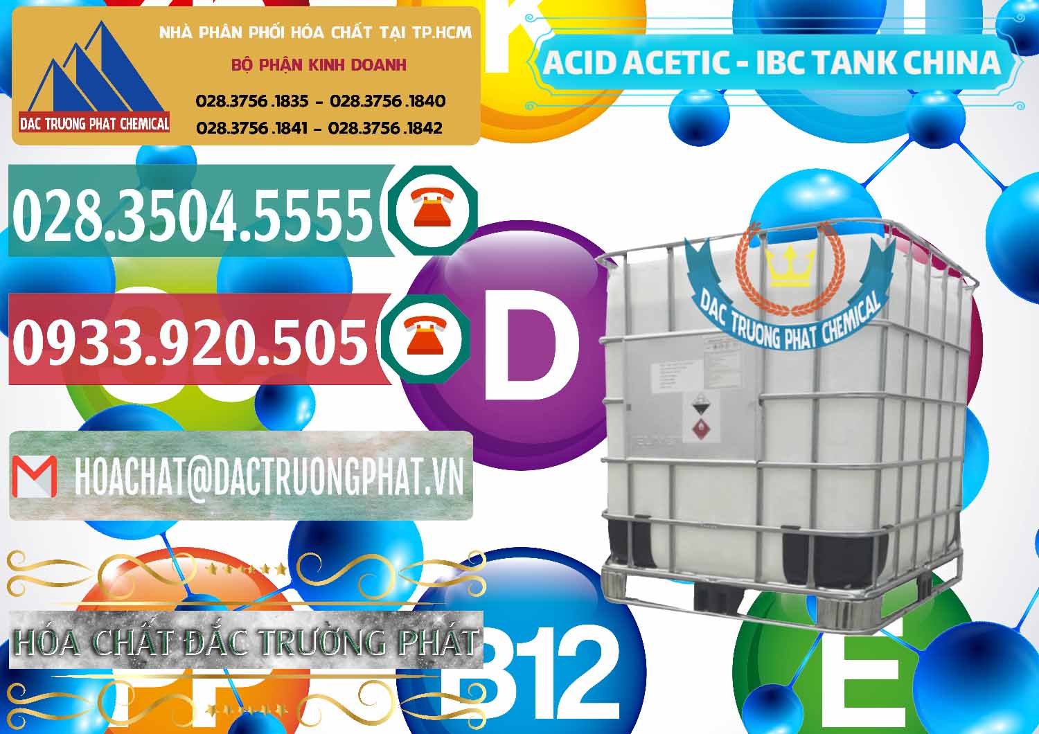 Công ty cung ứng - bán Acetic Acid – Axit Acetic Tank Bồn IBC Trung Quốc China - 0443 - Nơi chuyên cung ứng - phân phối hóa chất tại TP.HCM - muabanhoachat.vn