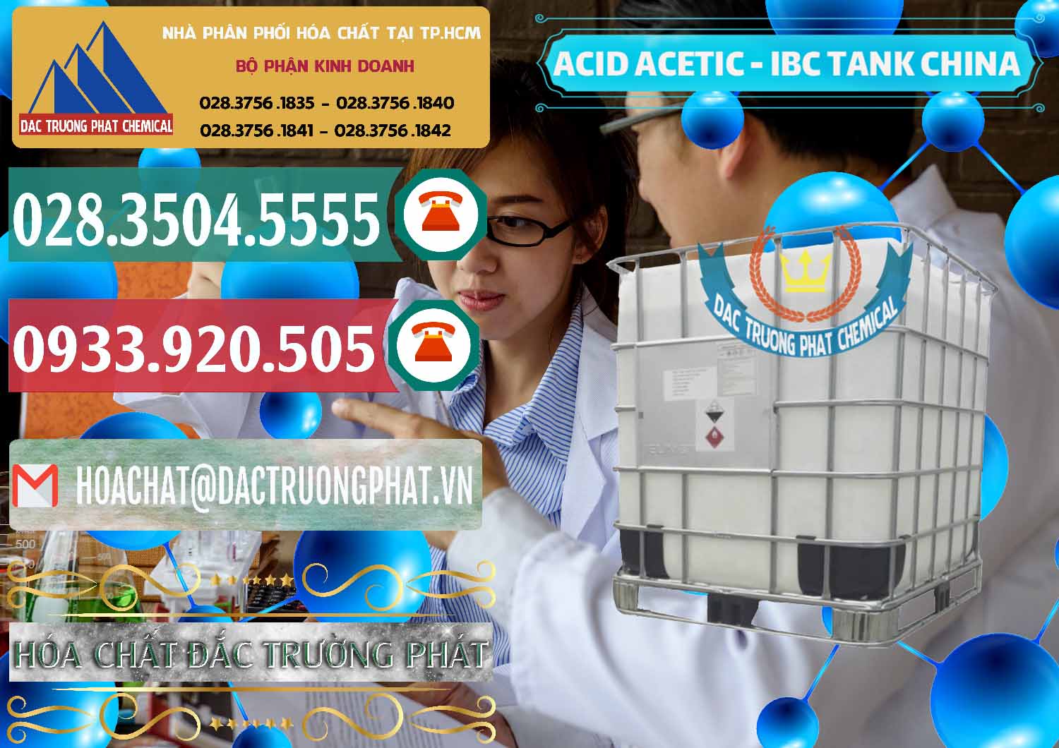 Công ty chuyên bán - cung ứng Acetic Acid – Axit Acetic Tank Bồn IBC Trung Quốc China - 0443 - Công ty bán & cung cấp hóa chất tại TP.HCM - muabanhoachat.vn
