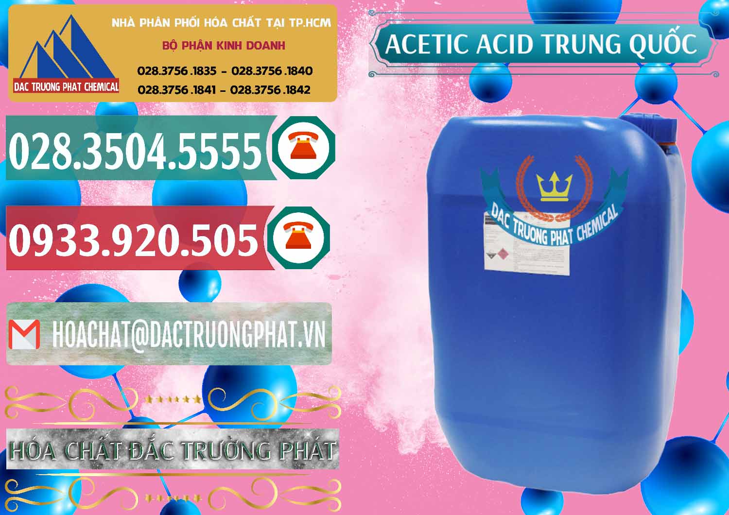 Nơi kinh doanh ( bán ) Acetic Acid – Axit Acetic Trung Quốc China - 0358 - Nơi chuyên phân phối & cung ứng hóa chất tại TP.HCM - muabanhoachat.vn