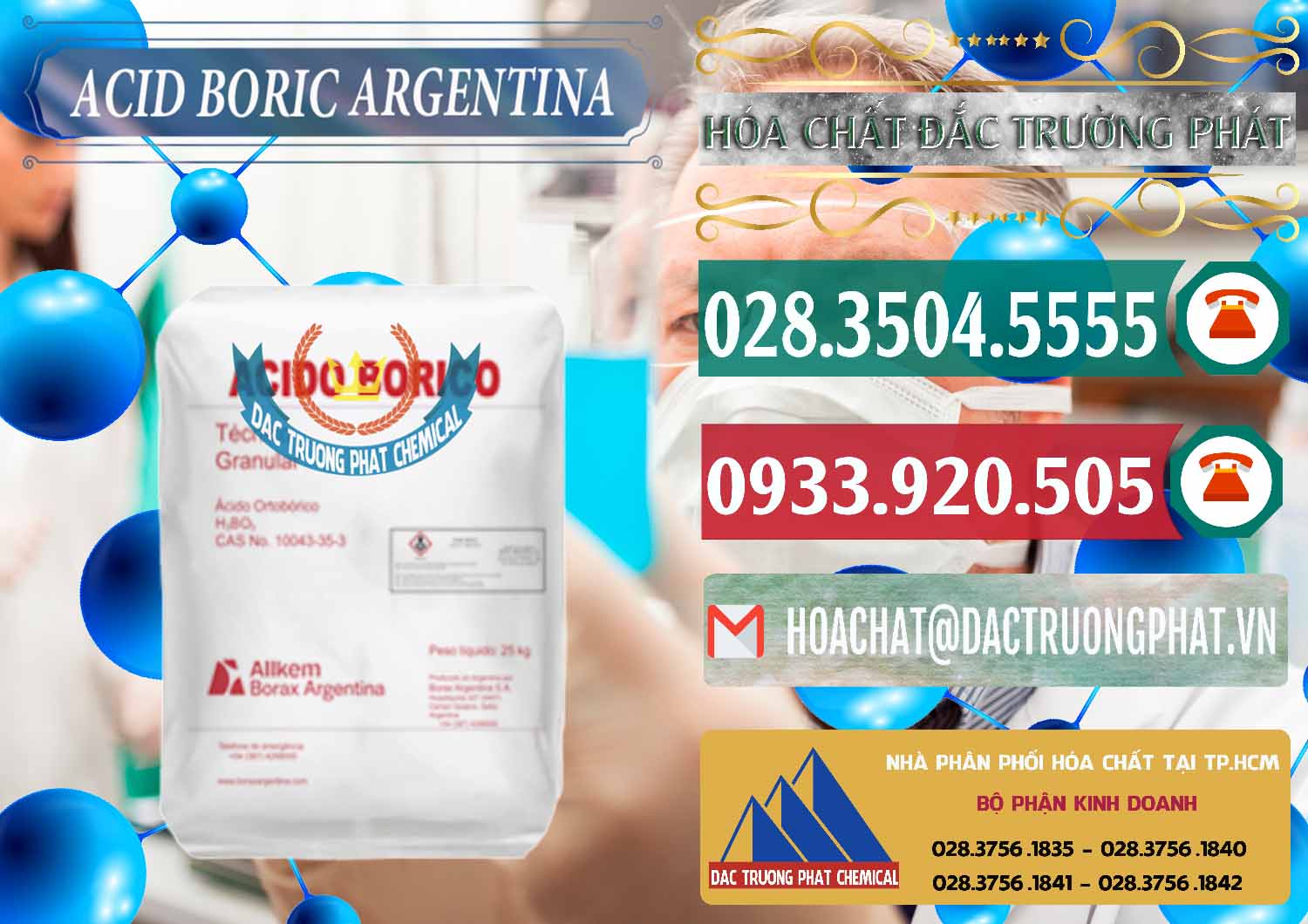 Công ty nhập khẩu - bán Acid Boric – Axit Boric H3BO3 99% Allkem Argentina - 0448 - Phân phối - cung cấp hóa chất tại TP.HCM - muabanhoachat.vn