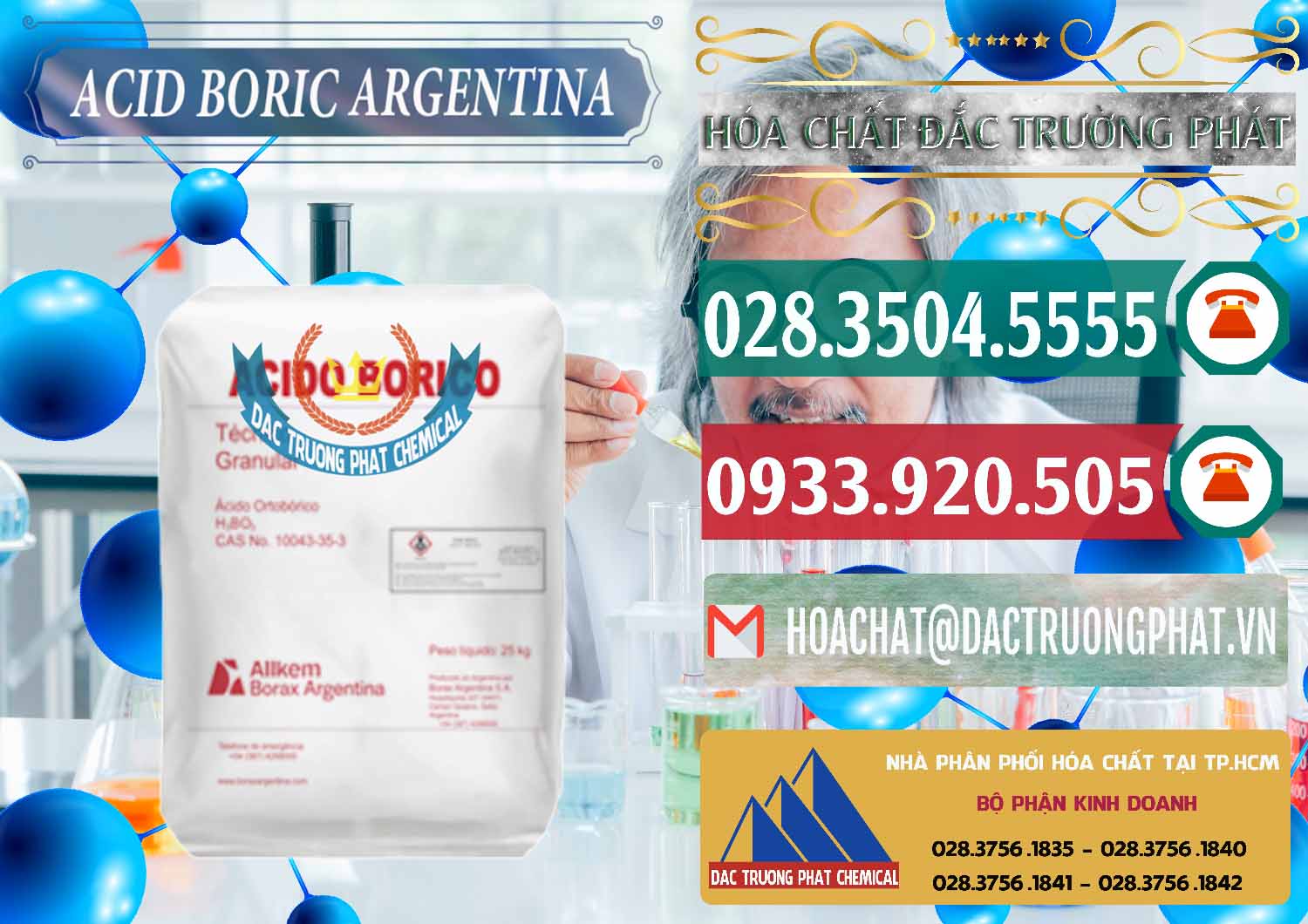 Đơn vị cung ứng & bán Acid Boric – Axit Boric H3BO3 99% Allkem Argentina - 0448 - Cty cung ứng & phân phối hóa chất tại TP.HCM - muabanhoachat.vn