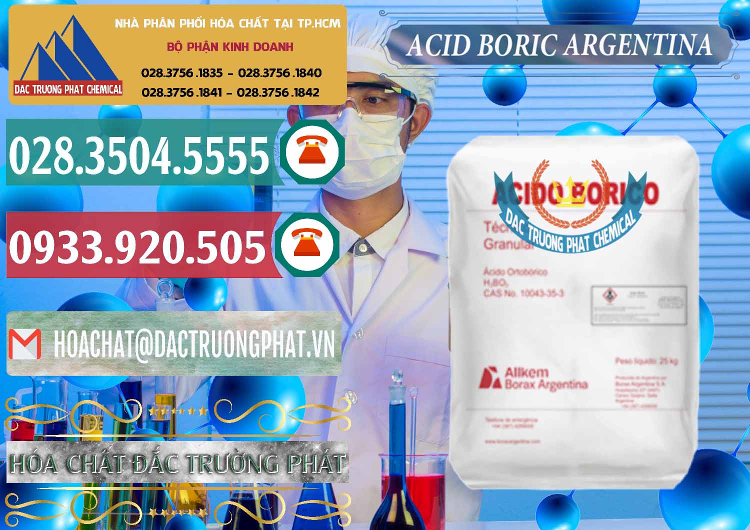 Chuyên phân phối & bán Acid Boric – Axit Boric H3BO3 99% Allkem Argentina - 0448 - Đơn vị cung cấp - kinh doanh hóa chất tại TP.HCM - muabanhoachat.vn