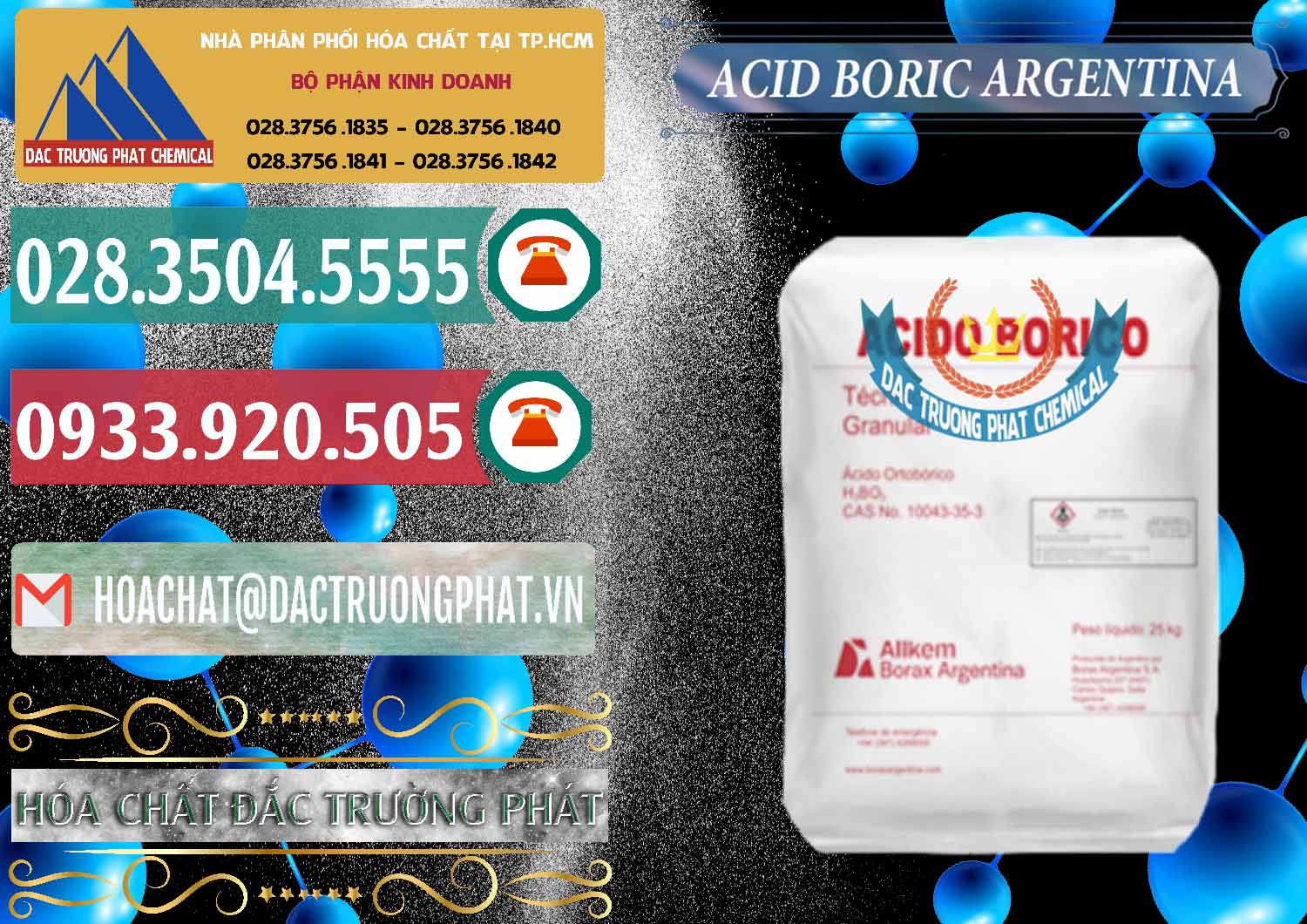 Phân phối - bán Acid Boric – Axit Boric H3BO3 99% Allkem Argentina - 0448 - Công ty cung cấp & kinh doanh hóa chất tại TP.HCM - muabanhoachat.vn
