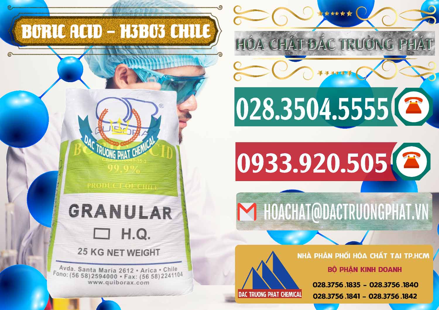 Đơn vị chuyên bán ( phân phối ) Acid Boric – Axit Boric H3BO3 99% Quiborax Chile - 0281 - Nơi phân phối - cung cấp hóa chất tại TP.HCM - muabanhoachat.vn