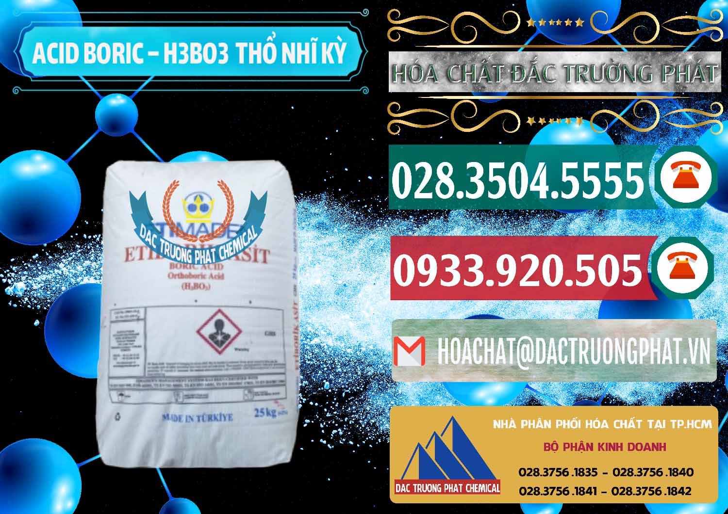 Nơi phân phối và bán Acid Boric – Axit Boric H3BO3 Etimaden Thổ Nhĩ Kỳ Turkey - 0369 - Cung cấp & phân phối hóa chất tại TP.HCM - muabanhoachat.vn