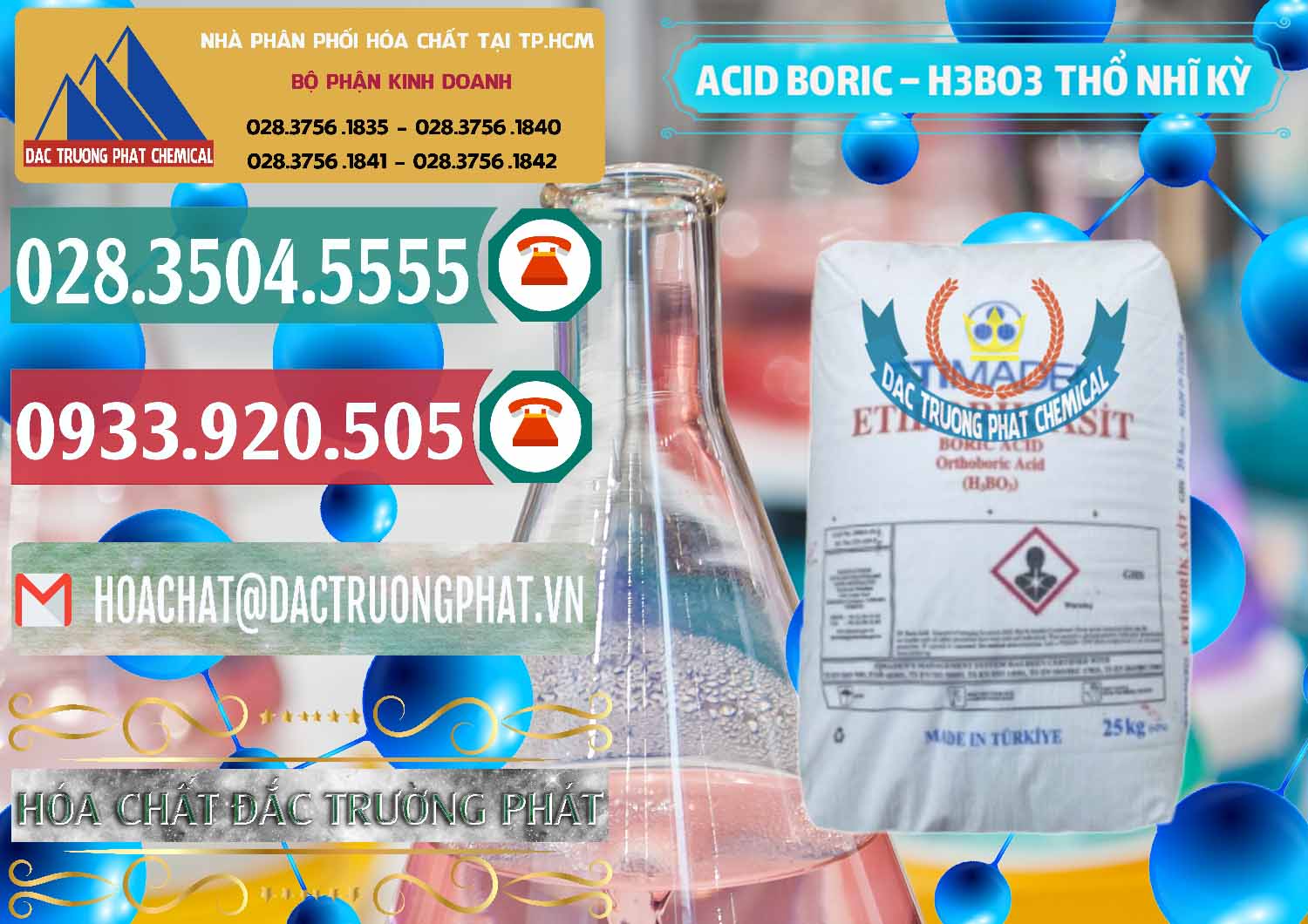 Công ty phân phối & bán Acid Boric – Axit Boric H3BO3 Etimaden Thổ Nhĩ Kỳ Turkey - 0369 - Công ty cung ứng ( phân phối ) hóa chất tại TP.HCM - muabanhoachat.vn