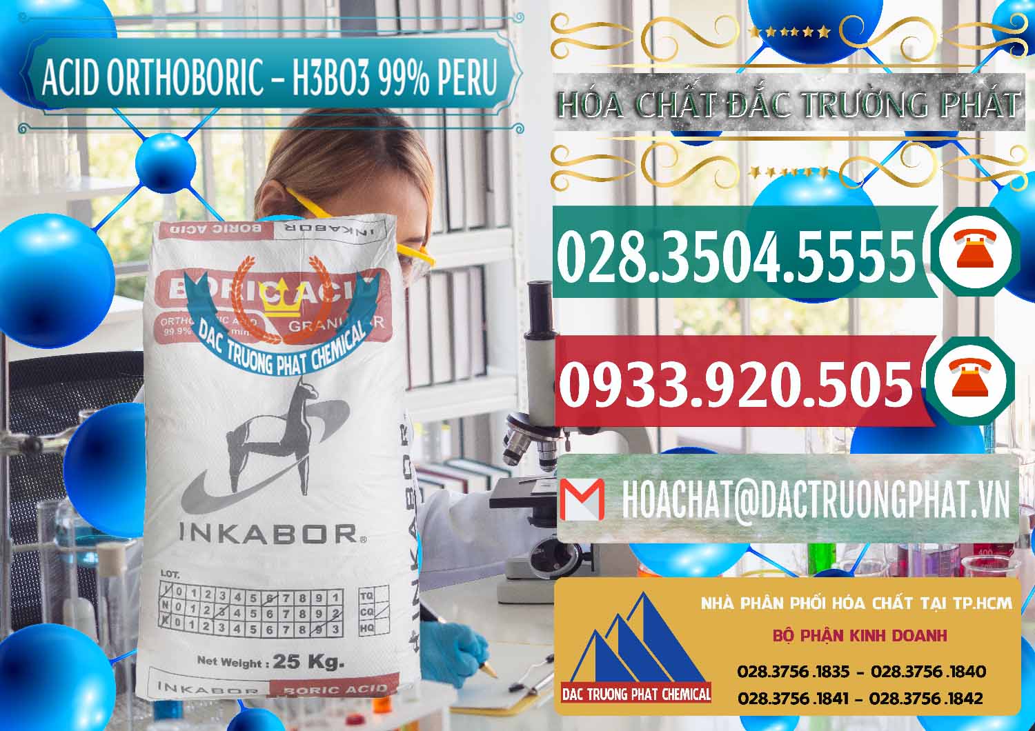 Nơi nhập khẩu - bán Acid Boric – Axit Boric H3BO3 99% Inkabor Peru - 0280 - Nhà phân phối - cung cấp hóa chất tại TP.HCM - muabanhoachat.vn