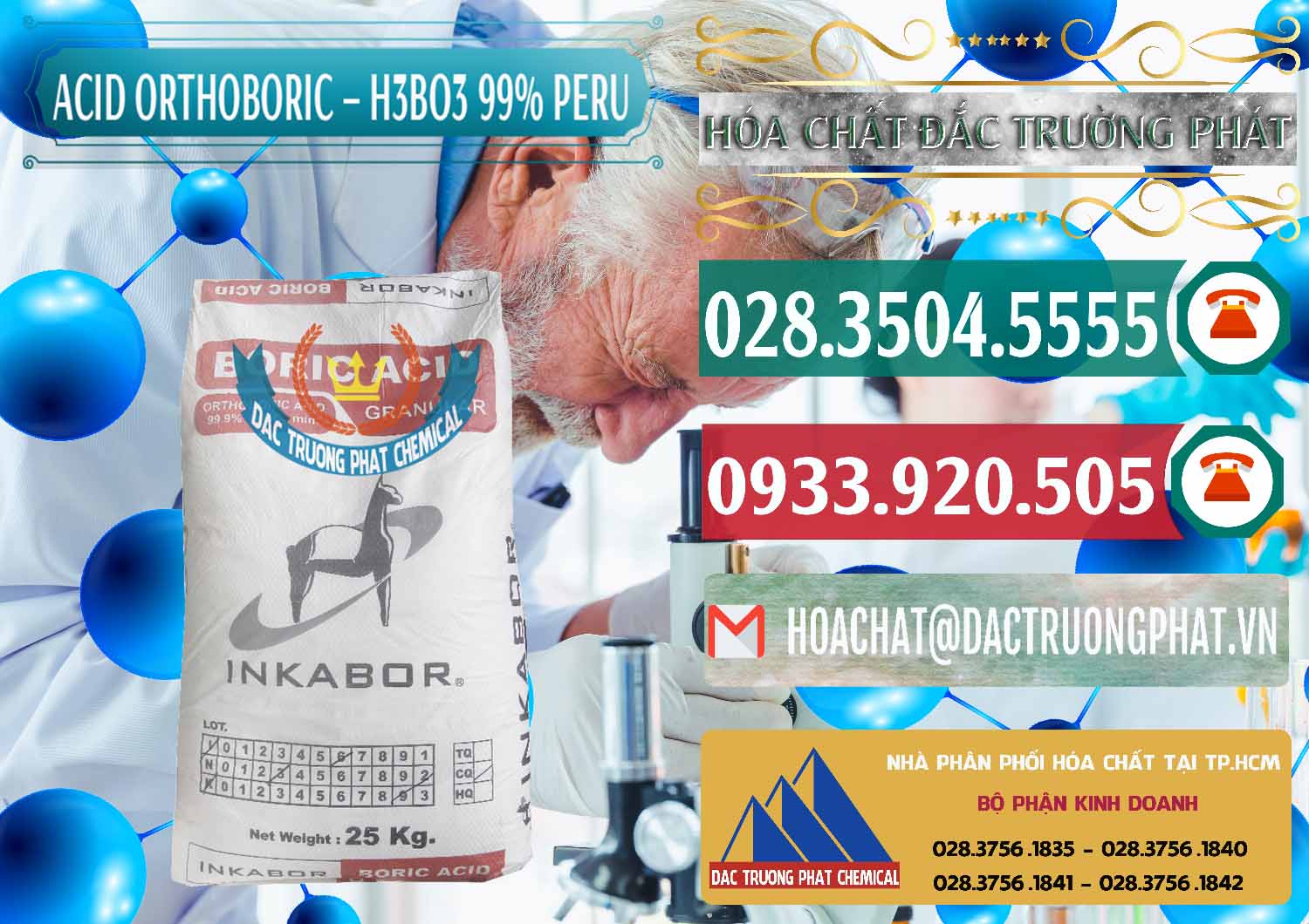 Cty chuyên phân phối & bán Acid Boric – Axit Boric H3BO3 99% Inkabor Peru - 0280 - Công ty nhập khẩu & phân phối hóa chất tại TP.HCM - muabanhoachat.vn