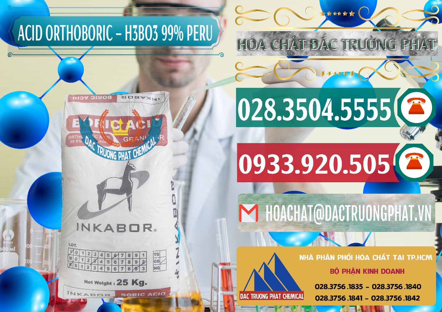 Chuyên cung cấp & bán Acid Boric – Axit Boric H3BO3 99% Inkabor Peru - 0280 - Cty phân phối và cung ứng hóa chất tại TP.HCM - muabanhoachat.vn
