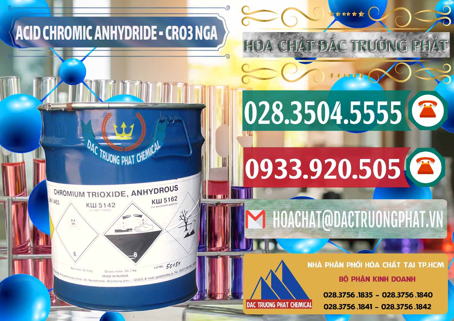 Nhà cung cấp & bán Acid Chromic Anhydride - Cromic CRO3 Nga Russia - 0006 - Phân phối và kinh doanh hóa chất tại TP.HCM - muabanhoachat.vn