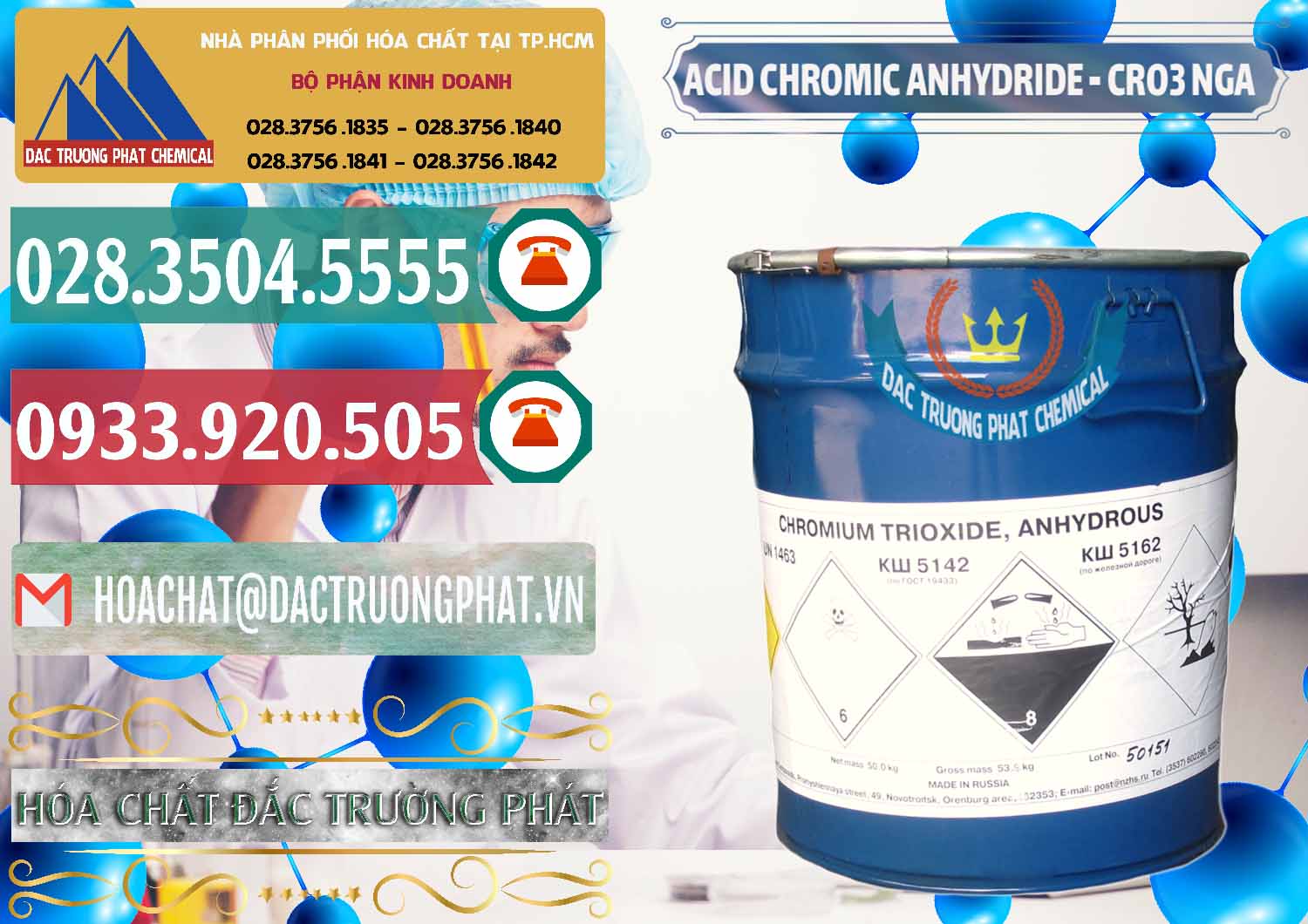 Đơn vị bán và cung cấp Acid Chromic Anhydride - Cromic CRO3 Nga Russia - 0006 - Cty chuyên kinh doanh và cung cấp hóa chất tại TP.HCM - muabanhoachat.vn