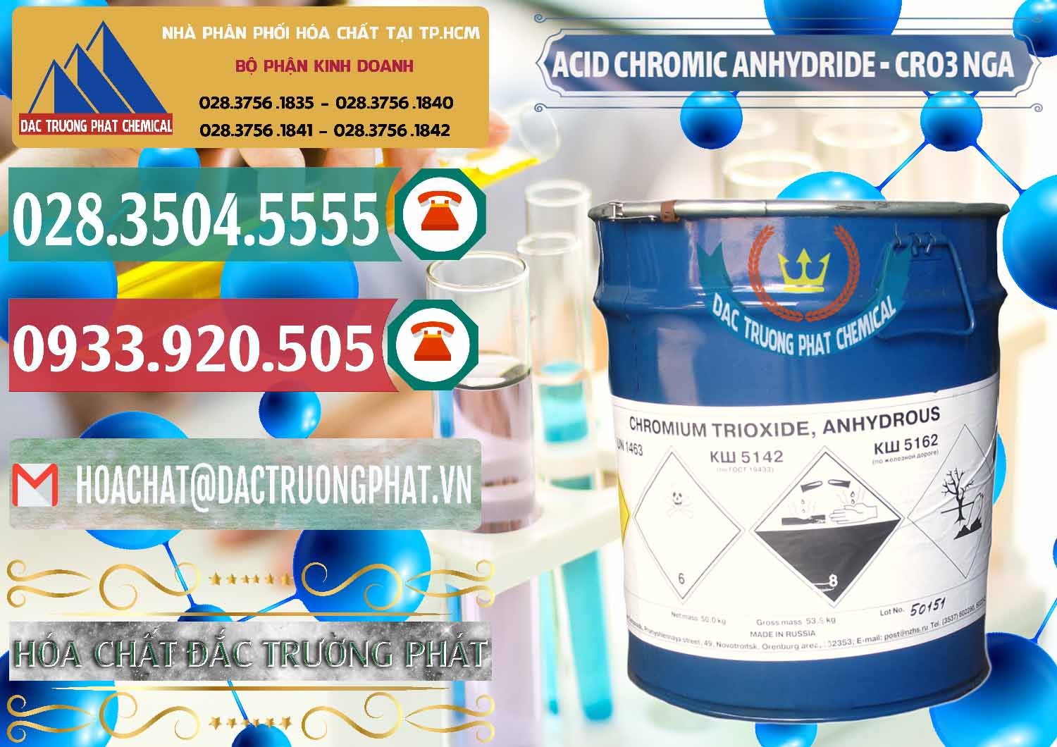 Đơn vị chuyên bán và phân phối Acid Chromic Anhydride - Cromic CRO3 Nga Russia - 0006 - Nhà cung ứng ( phân phối ) hóa chất tại TP.HCM - muabanhoachat.vn