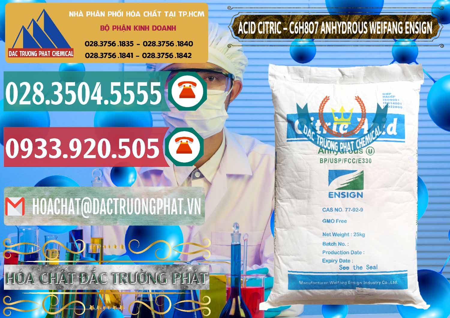 Phân phối ( bán ) Acid Citric - Axit Citric Khan Anhydrous Weifang Trung Quốc China - 0008 - Chuyên cung cấp ( nhập khẩu ) hóa chất tại TP.HCM - muabanhoachat.vn