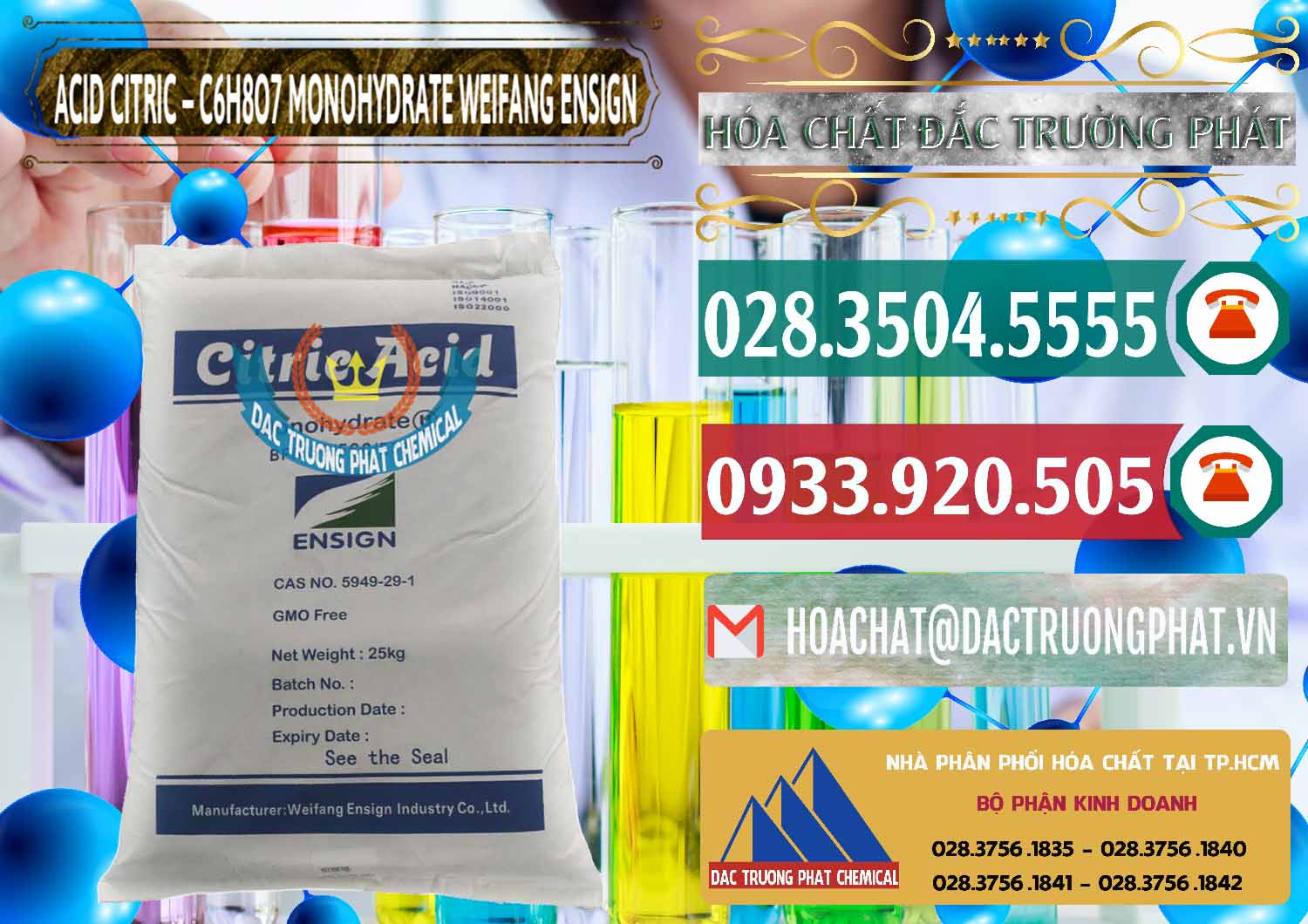 Cty kinh doanh ( bán ) Acid Citric - Axit Citric Monohydrate Weifang Trung Quốc China - 0009 - Nơi cung ứng ( phân phối ) hóa chất tại TP.HCM - muabanhoachat.vn