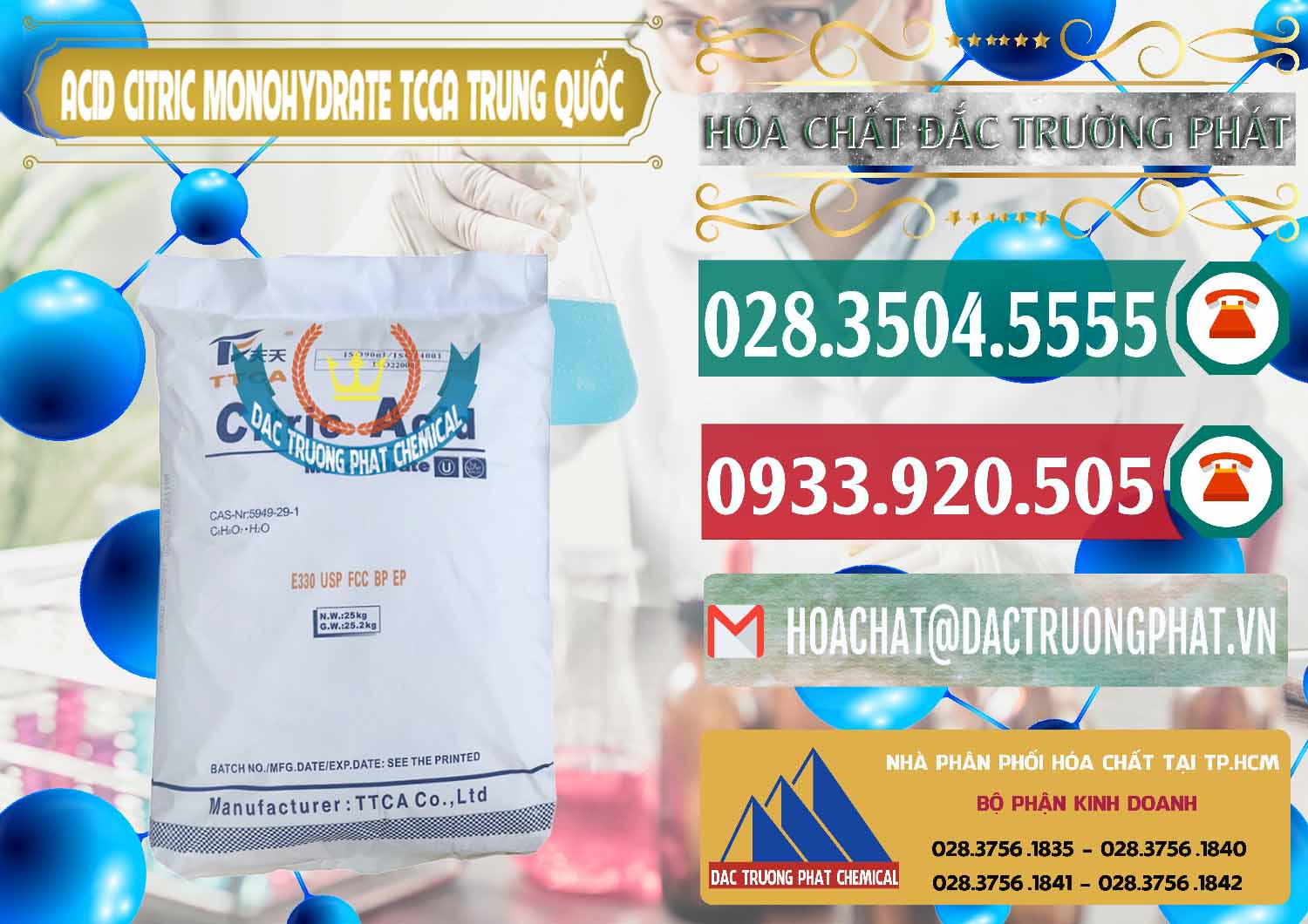 Cty phân phối & bán Acid Citric - Axit Citric Monohydrate TCCA Trung Quốc China - 0441 - Cung cấp & phân phối hóa chất tại TP.HCM - muabanhoachat.vn