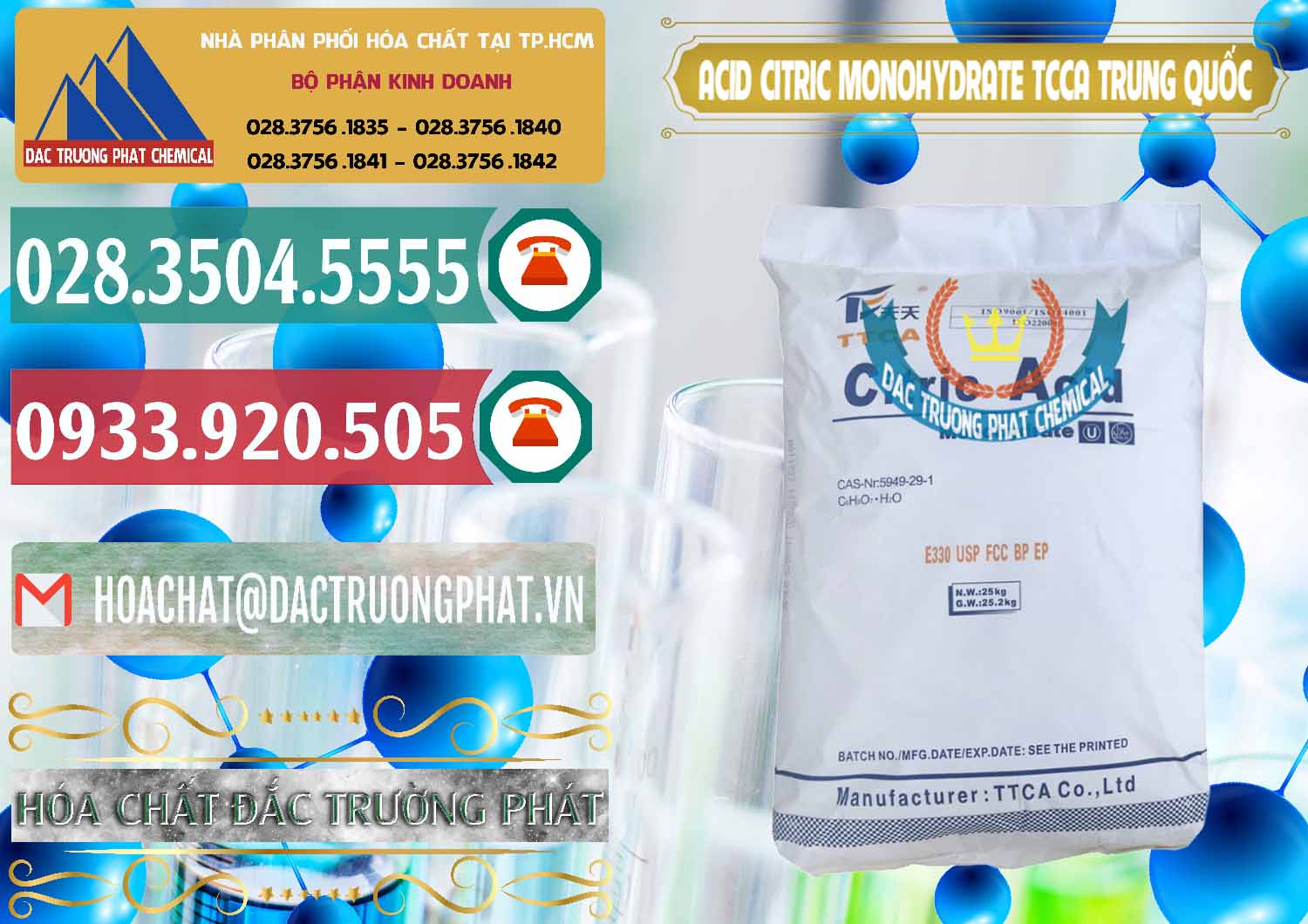Cty chuyên cung ứng & bán Acid Citric - Axit Citric Monohydrate TCCA Trung Quốc China - 0441 - Cty chuyên cung cấp _ nhập khẩu hóa chất tại TP.HCM - muabanhoachat.vn