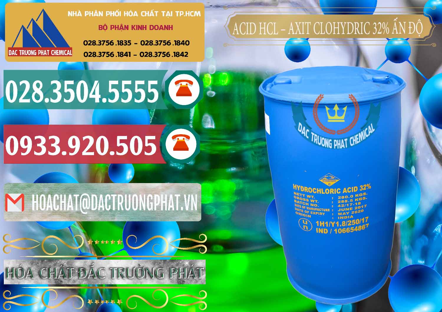 Nơi chuyên bán _ cung ứng Acid HCL - Axit Cohidric 32% - 35% Ấn Độ India - 0010 - Cung cấp ( bán ) hóa chất tại TP.HCM - muabanhoachat.vn