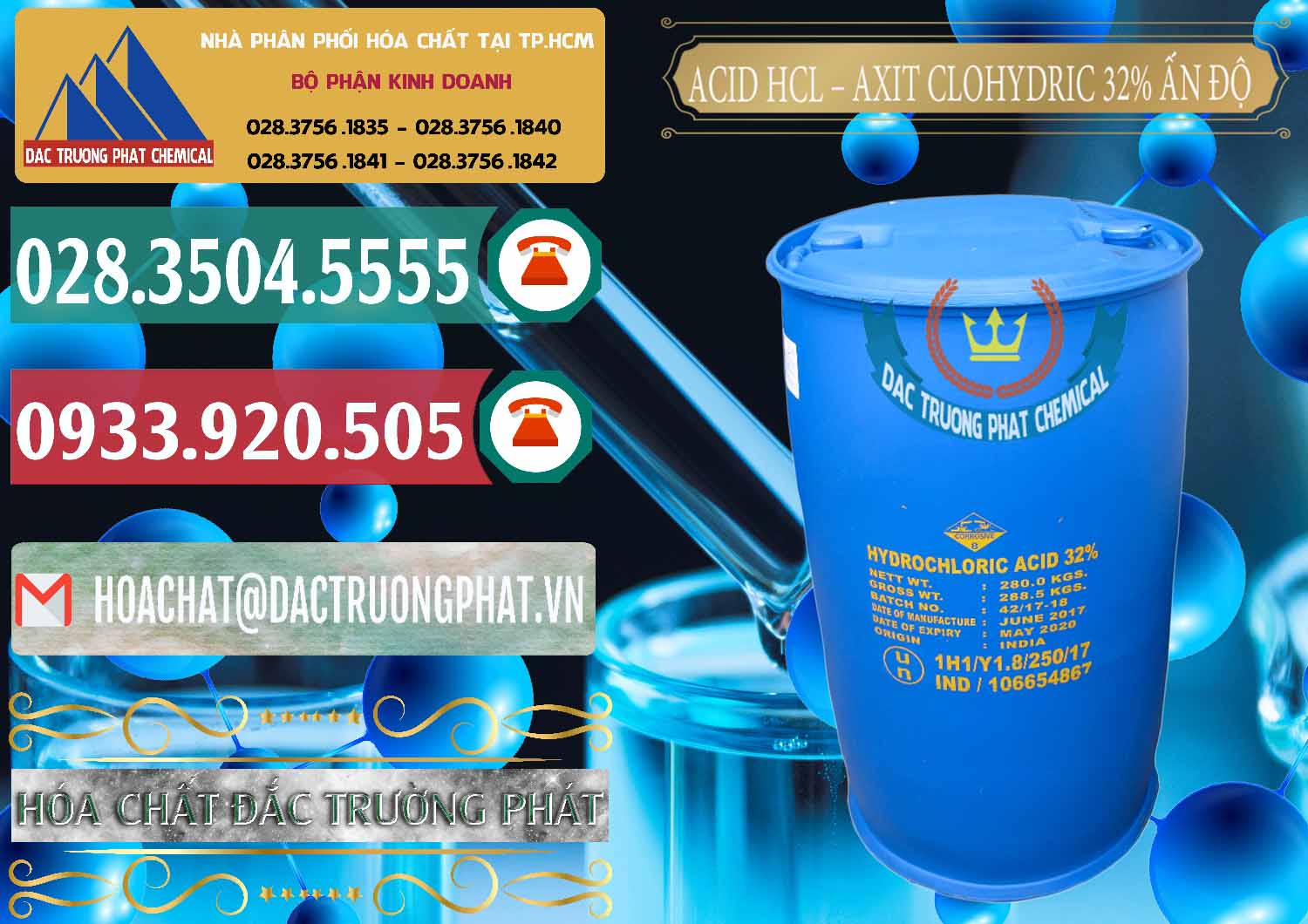 Nơi bán - cung cấp Acid HCL - Axit Cohidric 32% - 35% Ấn Độ India - 0010 - Đơn vị cung cấp và kinh doanh hóa chất tại TP.HCM - muabanhoachat.vn