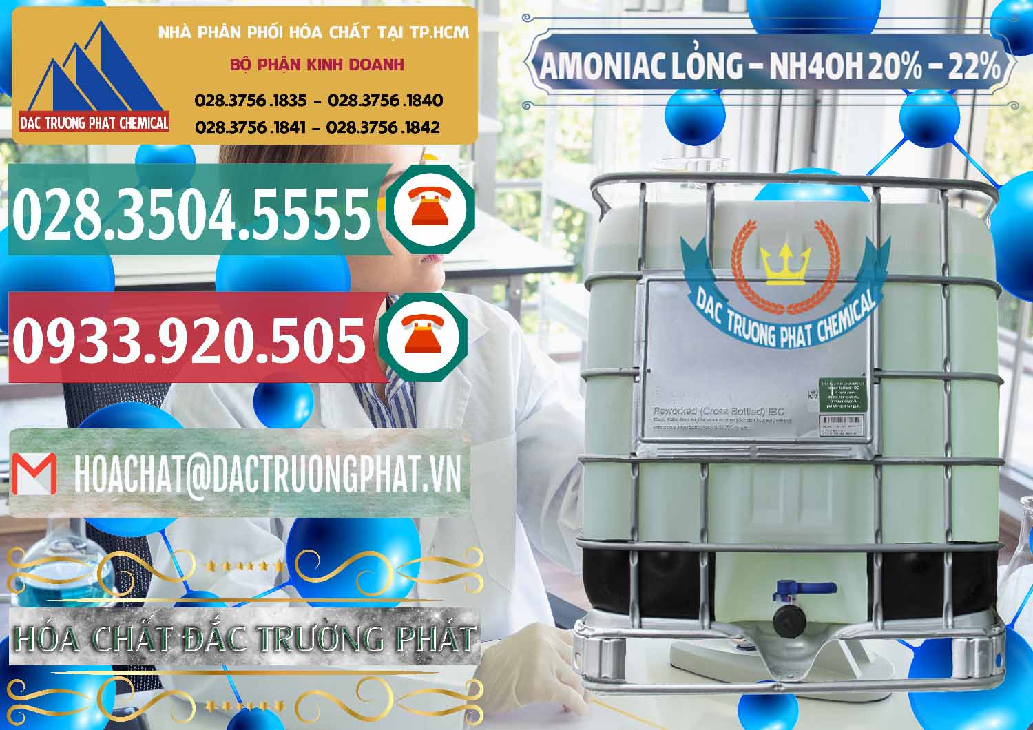 Chuyên cung cấp & kinh doanh Amoniac Lỏng – NH4OH 20% – 22% Việt Nam - 0185 - Nhà phân phối _ bán hóa chất tại TP.HCM - muabanhoachat.vn