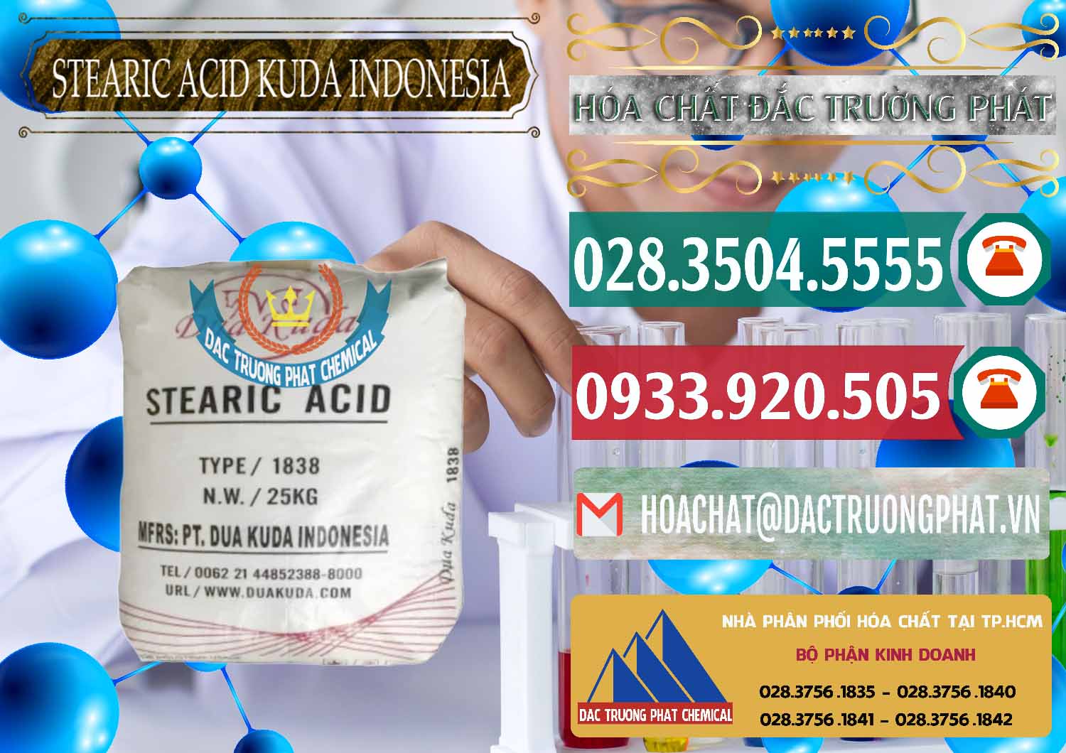 Cty phân phối & bán Axit Stearic - Stearic Acid Dua Kuda Indonesia - 0388 - Phân phối & cung cấp hóa chất tại TP.HCM - muabanhoachat.vn