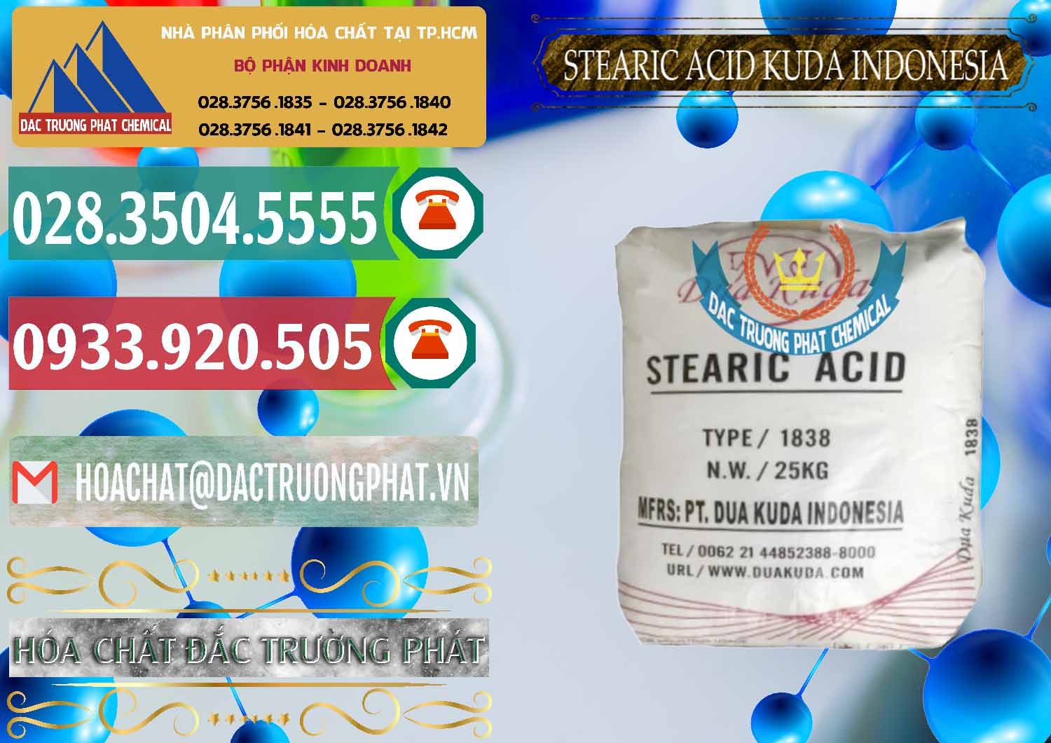 Cung cấp - bán Axit Stearic - Stearic Acid Dua Kuda Indonesia - 0388 - Đơn vị bán _ phân phối hóa chất tại TP.HCM - muabanhoachat.vn