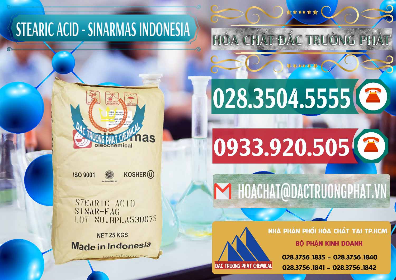 Nơi chuyên phân phối - bán Axit Stearic - Stearic Acid Sinarmas Indonesia - 0389 - Công ty chuyên cung ứng ( phân phối ) hóa chất tại TP.HCM - muabanhoachat.vn