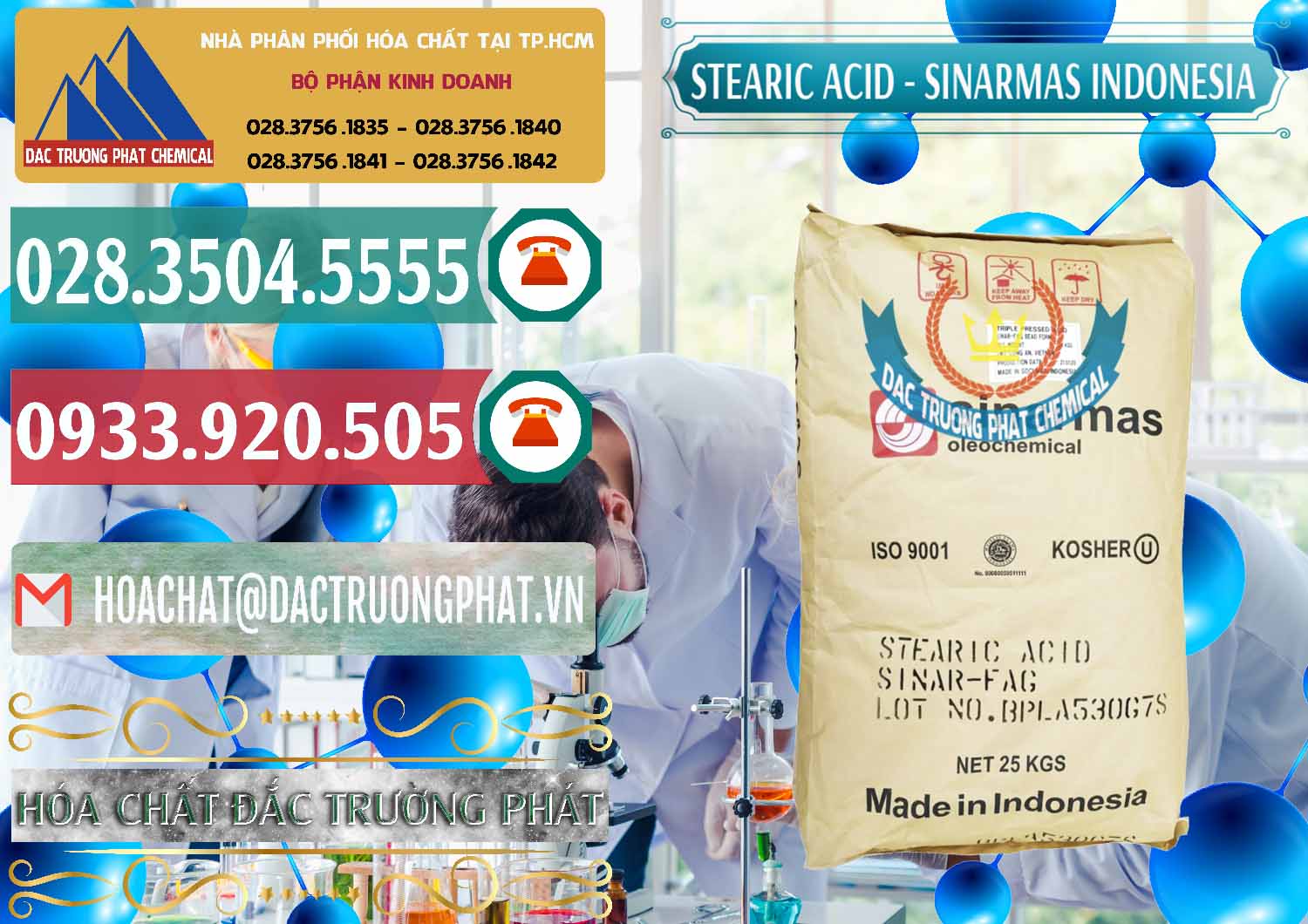 Cung ứng ( bán ) Axit Stearic - Stearic Acid Sinarmas Indonesia - 0389 - Cty cung ứng & phân phối hóa chất tại TP.HCM - muabanhoachat.vn
