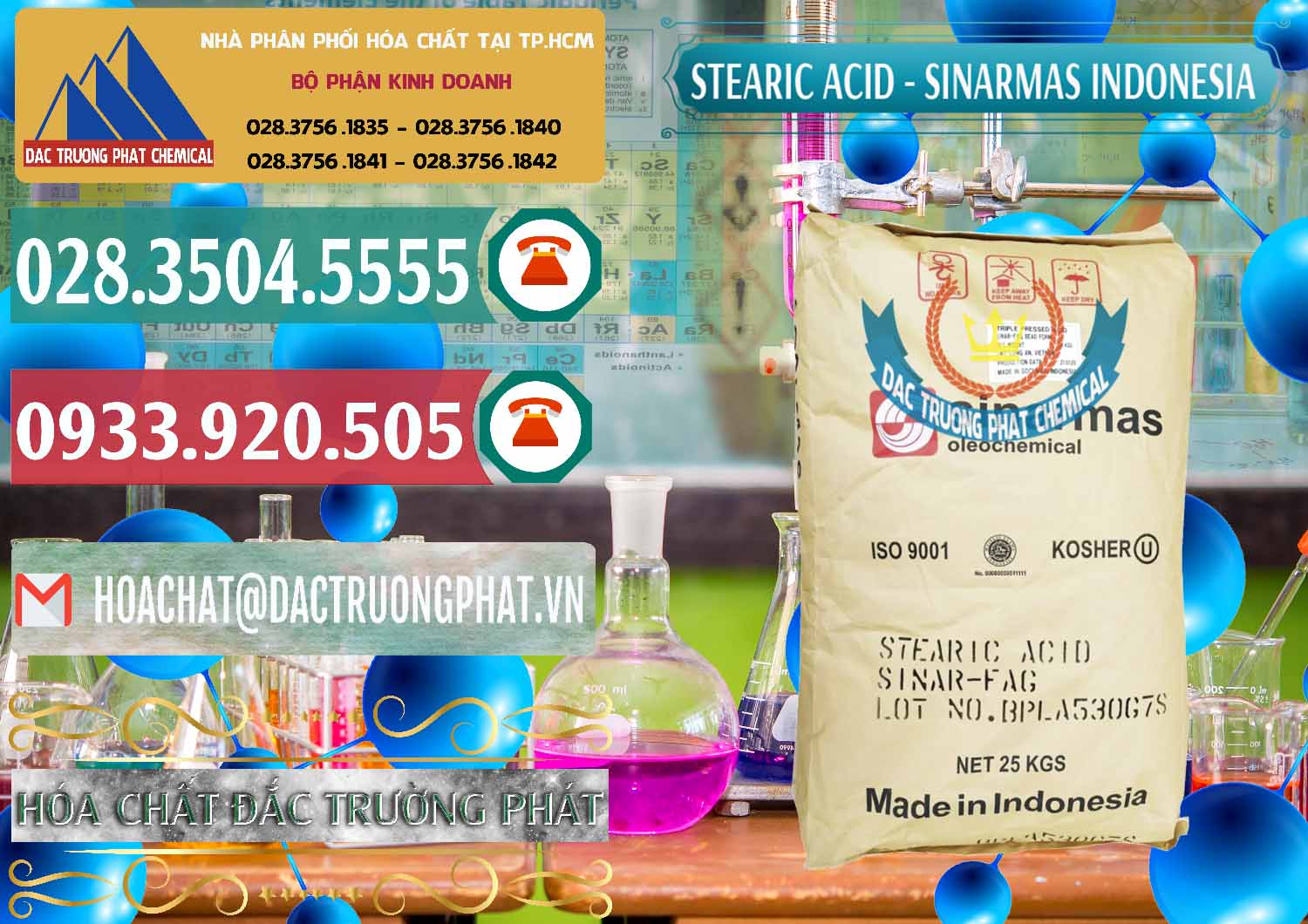 Nơi chuyên nhập khẩu và bán Axit Stearic - Stearic Acid Sinarmas Indonesia - 0389 - Cty cung ứng & phân phối hóa chất tại TP.HCM - muabanhoachat.vn