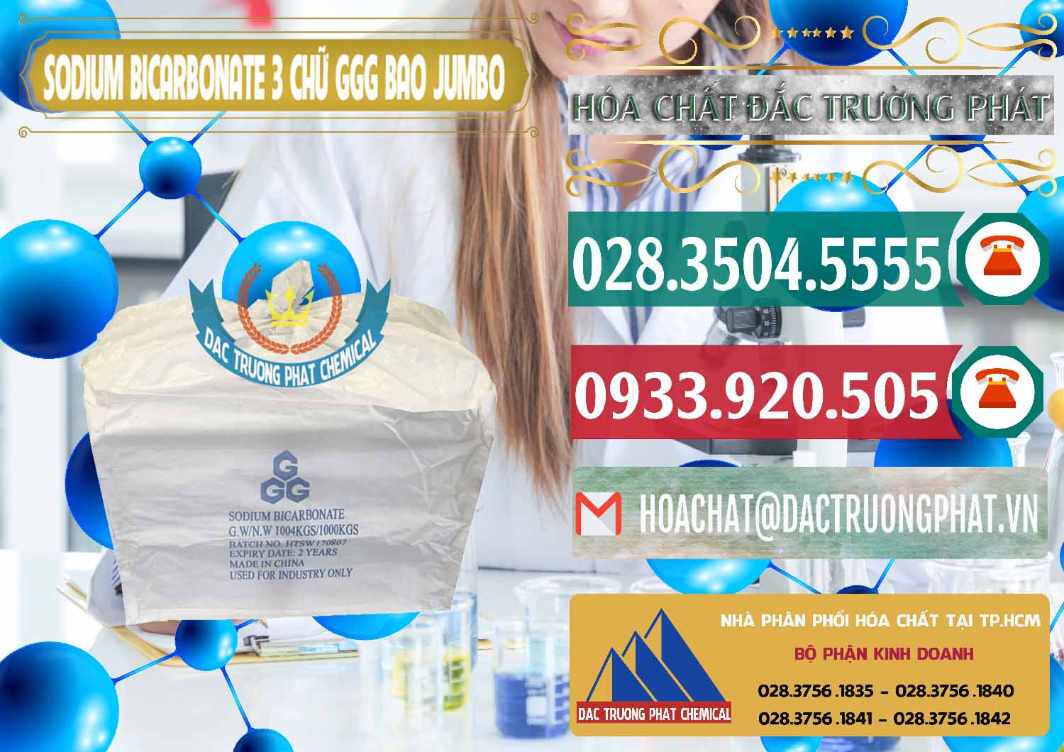 Cty chuyên nhập khẩu và bán Sodium Bicarbonate – Bicar NaHCO3 Food Grade 3 Chữ GGG Bao Jumbo ( Bành ) Trung Quốc China - 0260 - Công ty bán ( phân phối ) hóa chất tại TP.HCM - muabanhoachat.vn