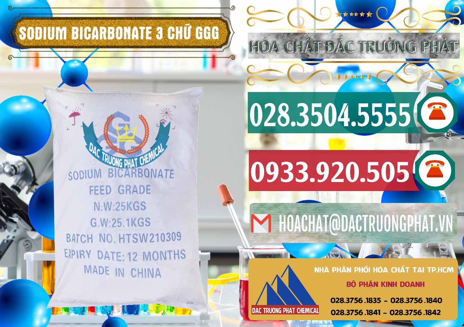 Nơi kinh doanh & bán Sodium Bicarbonate – Bicar NaHCO3 Food Grade 3 Chữ GGG Trung Quốc China - 0259 - Cty bán & phân phối hóa chất tại TP.HCM - muabanhoachat.vn