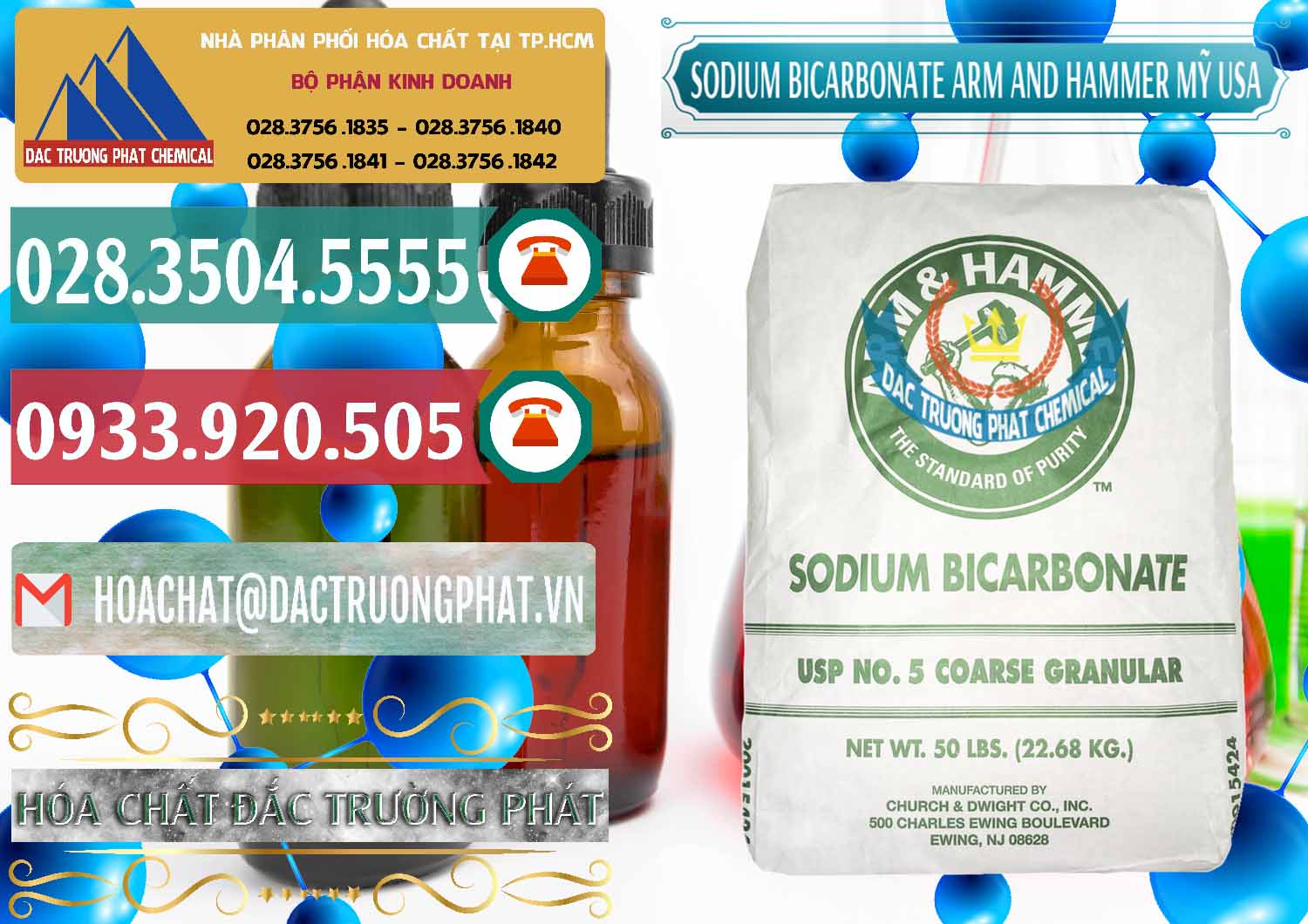 Bán ( cung cấp ) Sodium Bicarbonate – Bicar NaHCO3 Food Grade Arm And Hammer Mỹ USA - 0255 - Nơi chuyên cung ứng & phân phối hóa chất tại TP.HCM - muabanhoachat.vn