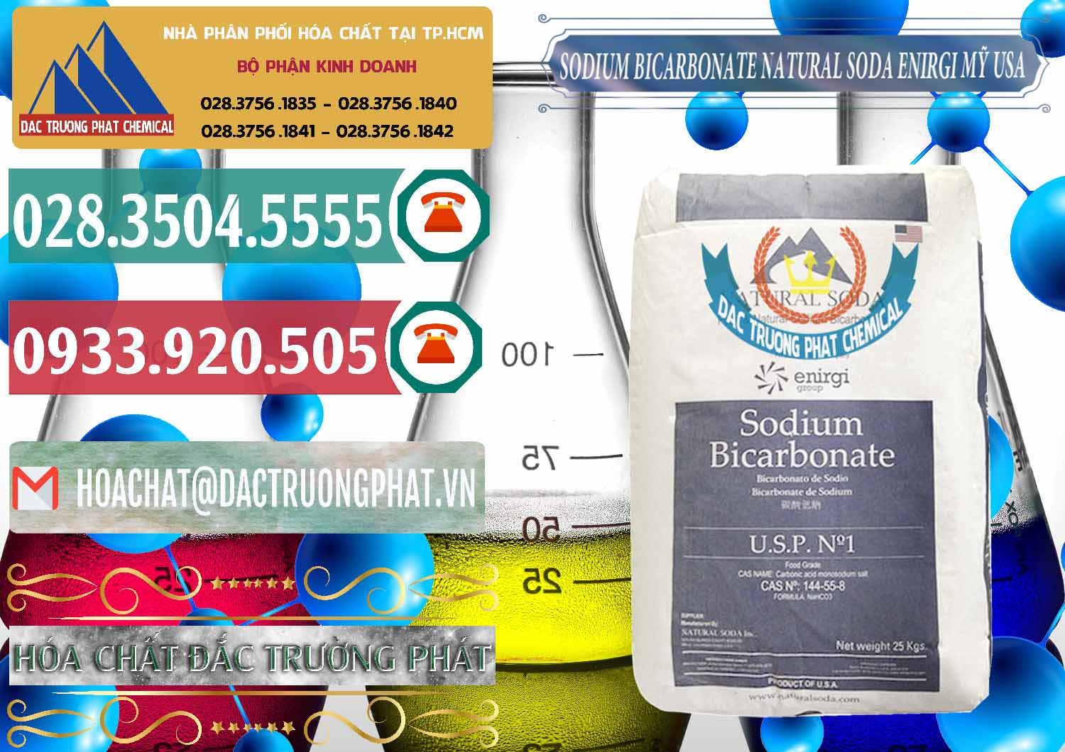 Cung cấp và bán Sodium Bicarbonate – Bicar NaHCO3 Food Grade Natural Soda Enirgi Mỹ USA - 0257 - Cung cấp ( bán ) hóa chất tại TP.HCM - muabanhoachat.vn