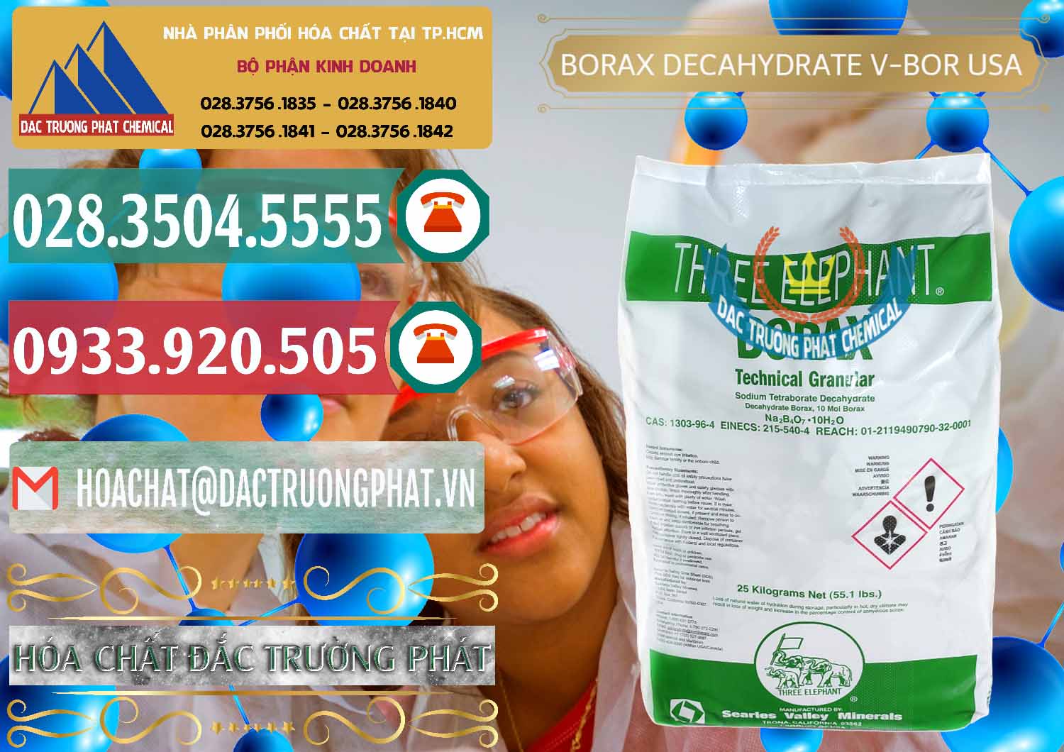Công ty chuyên kinh doanh & bán Borax Decahydrate NA2B4O7.10H2O Mỹ V-Bor Usa - 0032 - Chuyên bán _ cung cấp hóa chất tại TP.HCM - muabanhoachat.vn