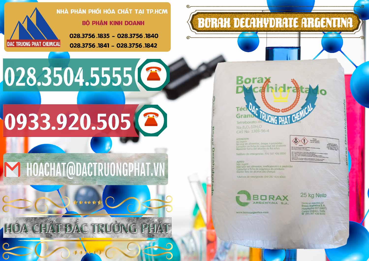 Công ty chuyên bán ( cung ứng ) Borax Decahydrate Argentina - 0446 - Đơn vị chuyên bán & cung cấp hóa chất tại TP.HCM - muabanhoachat.vn