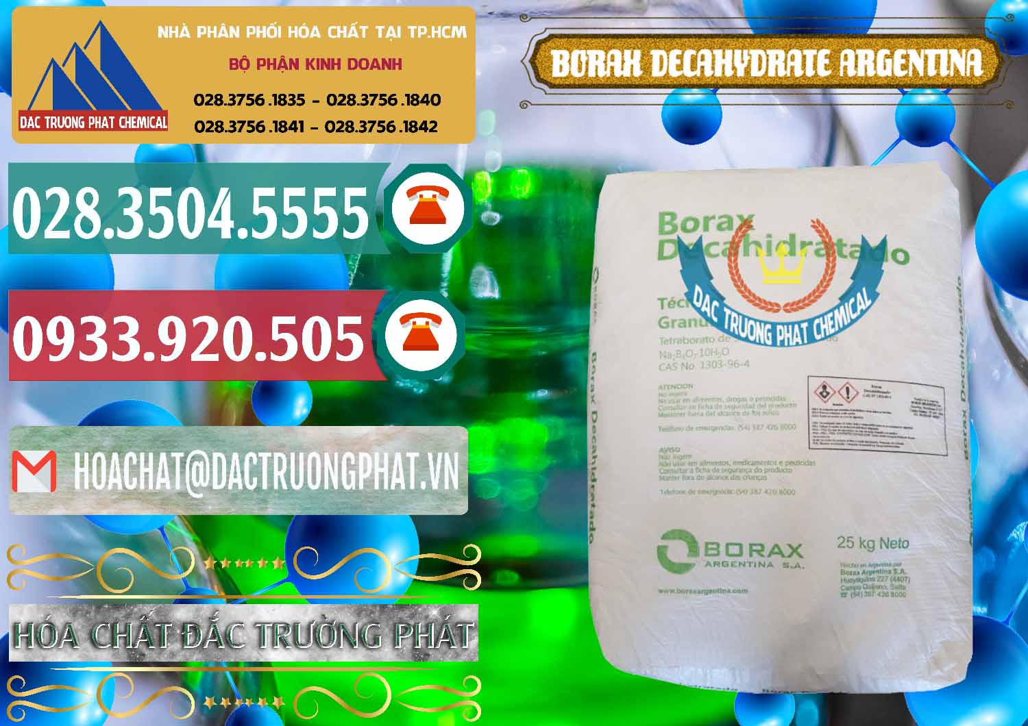 Chuyên bán - cung cấp Borax Decahydrate Argentina - 0446 - Cty phân phối ( nhập khẩu ) hóa chất tại TP.HCM - muabanhoachat.vn