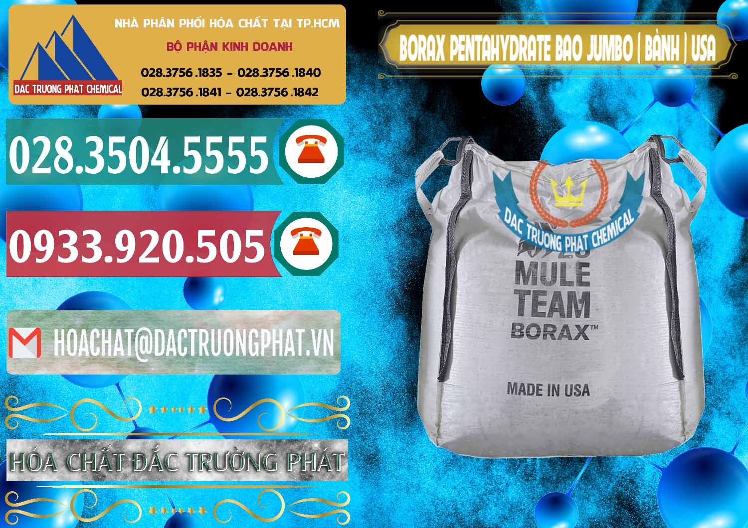 Công ty nhập khẩu - bán Borax Pentahydrate Bao Jumbo ( Bành ) Mule 20 Team Mỹ Usa - 0278 - Cty nhập khẩu và cung cấp hóa chất tại TP.HCM - muabanhoachat.vn
