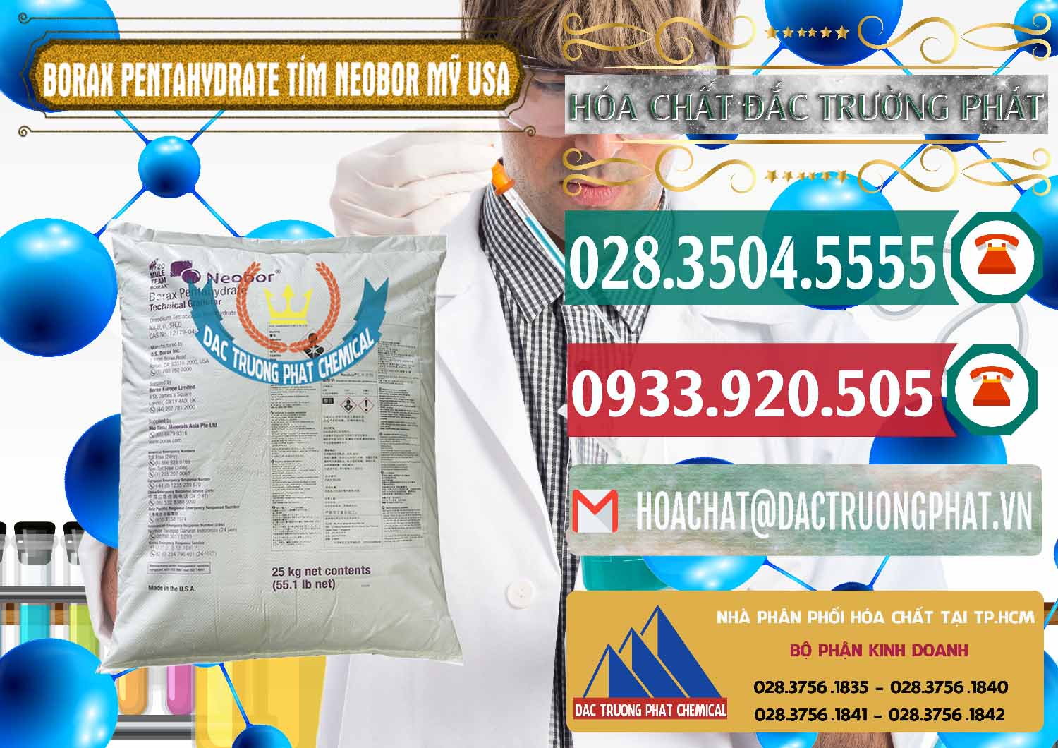 Công ty bán - phân phối Borax Pentahydrate Bao Tím Neobor TG Mỹ Usa - 0277 - Nơi chuyên cung cấp & nhập khẩu hóa chất tại TP.HCM - muabanhoachat.vn