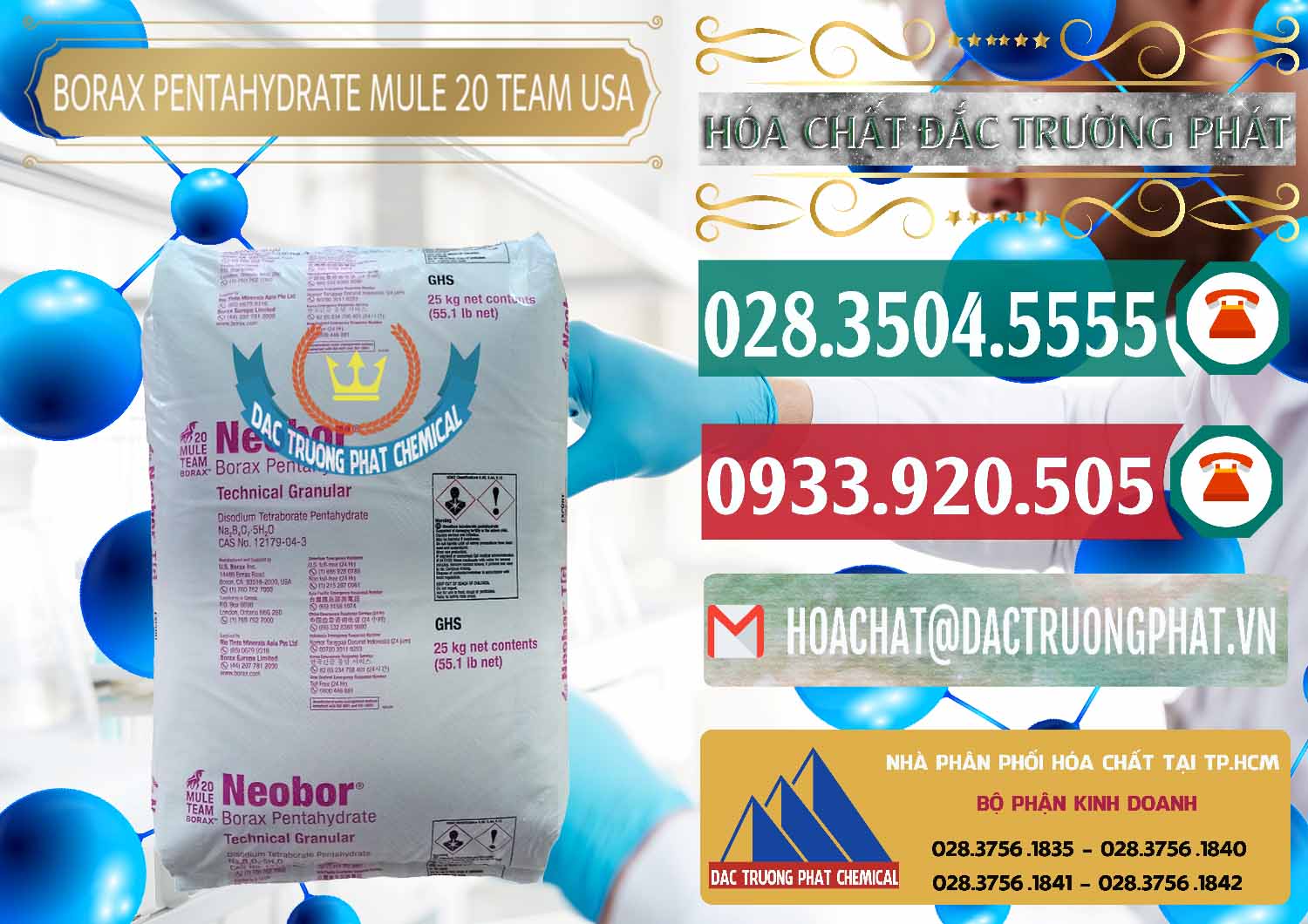 Công ty chuyên bán và cung cấp Borax Pentahydrate - NA2B4O7.5H2O Mỹ USA - Mule 20 Team - 0034 - Công ty nhập khẩu và phân phối hóa chất tại TP.HCM - muabanhoachat.vn
