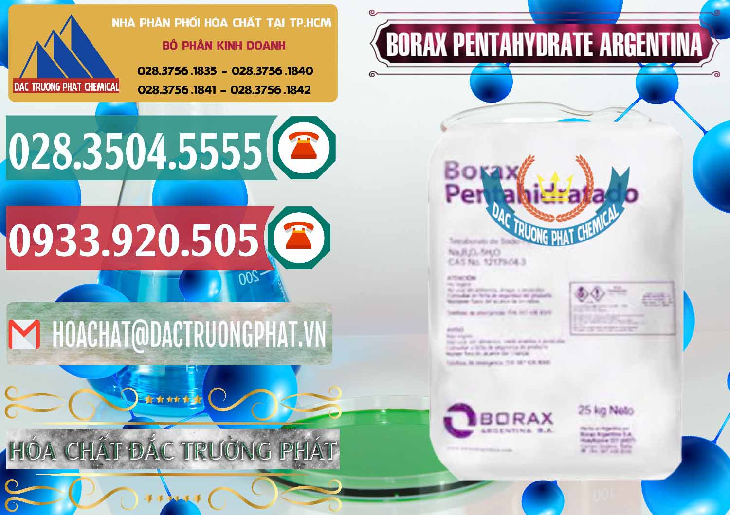 Đơn vị nhập khẩu - bán Borax Pentahydrate Argentina - 0447 - Nhà phân phối ( kinh doanh ) hóa chất tại TP.HCM - muabanhoachat.vn