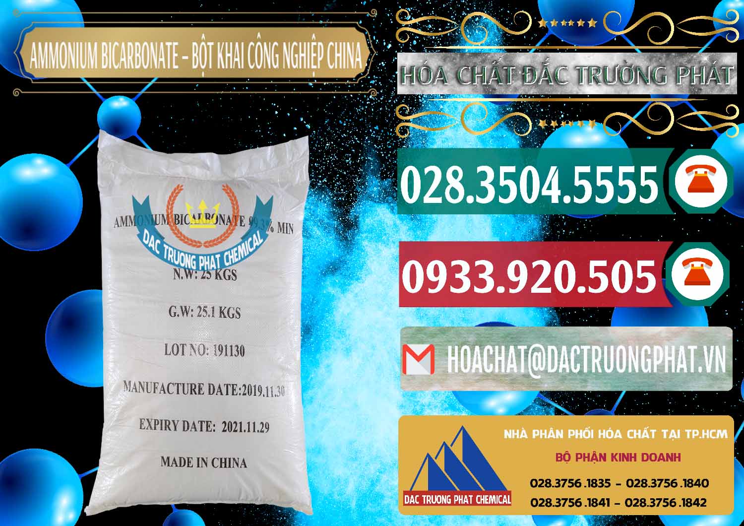 Nhập khẩu - bán Ammonium Bicarbonate – Bột Khai Công Nghiệp Trung Quốc China - 0020 - Chuyên phân phối ( cung cấp ) hóa chất tại TP.HCM - muabanhoachat.vn