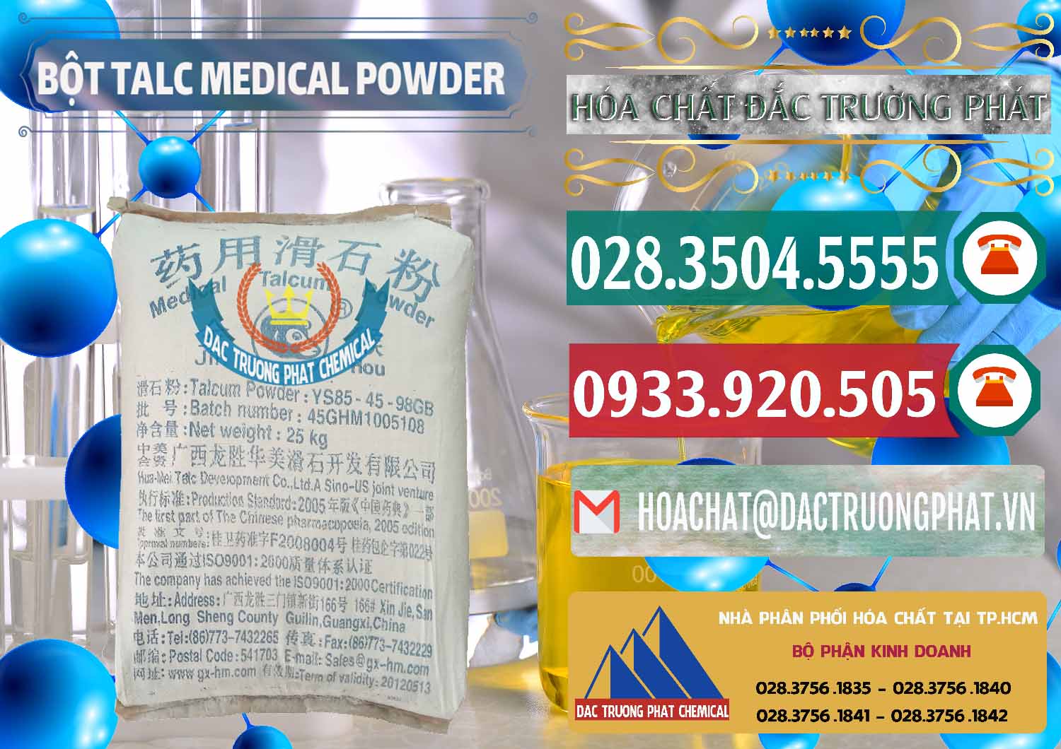 Cty nhập khẩu và bán Bột Talc Medical Powder Trung Quốc China - 0036 - Cty cung cấp - nhập khẩu hóa chất tại TP.HCM - muabanhoachat.vn