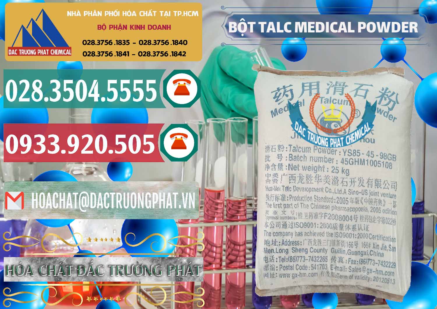 Cty bán & cung ứng Bột Talc Medical Powder Trung Quốc China - 0036 - Cty chuyên cung cấp _ kinh doanh hóa chất tại TP.HCM - muabanhoachat.vn