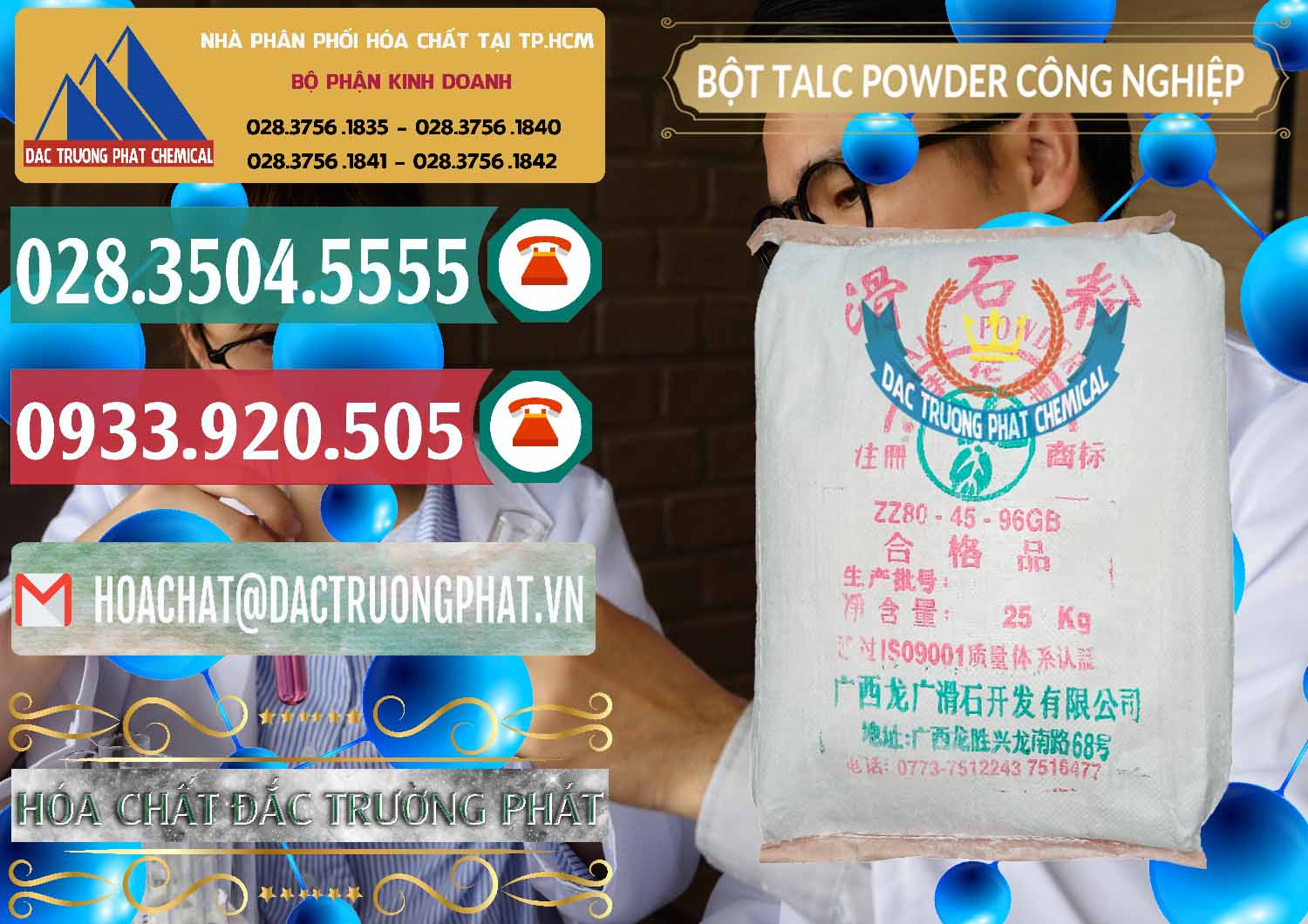 Nhập khẩu & bán Bột Talc Powder Công Nghiệp Trung Quốc China - 0037 - Phân phối _ nhập khẩu hóa chất tại TP.HCM - muabanhoachat.vn