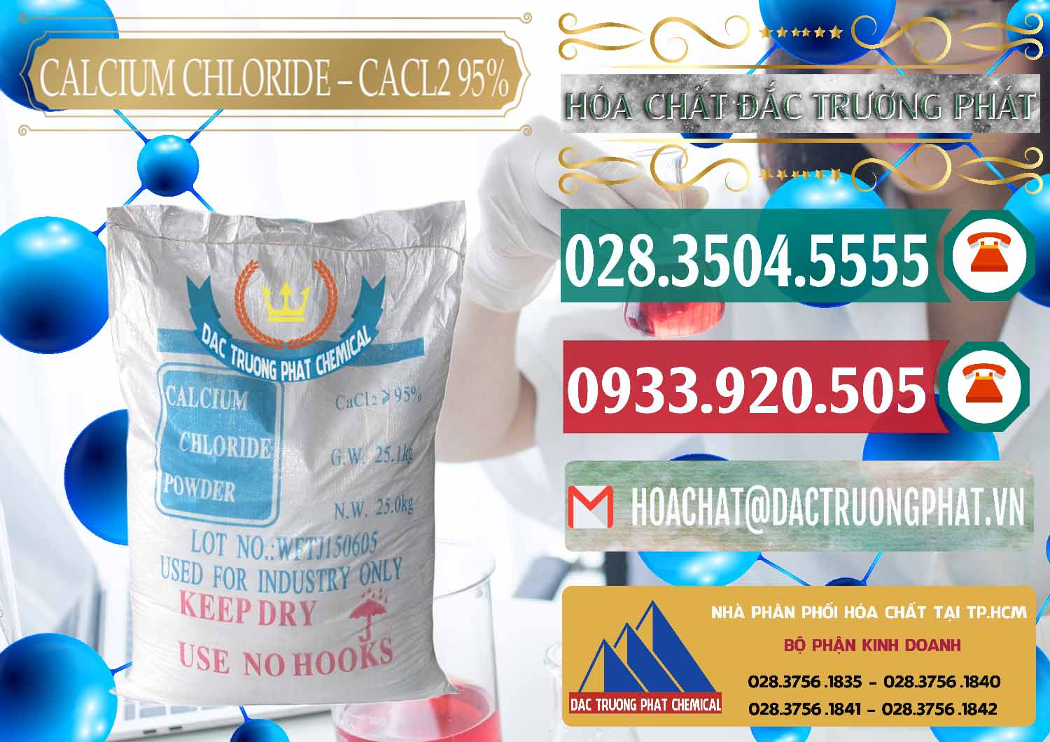 Bán và cung cấp CaCl2 – Canxi Clorua 95% Trung Quốc China - 0039 - Nơi chuyên kinh doanh & phân phối hóa chất tại TP.HCM - muabanhoachat.vn