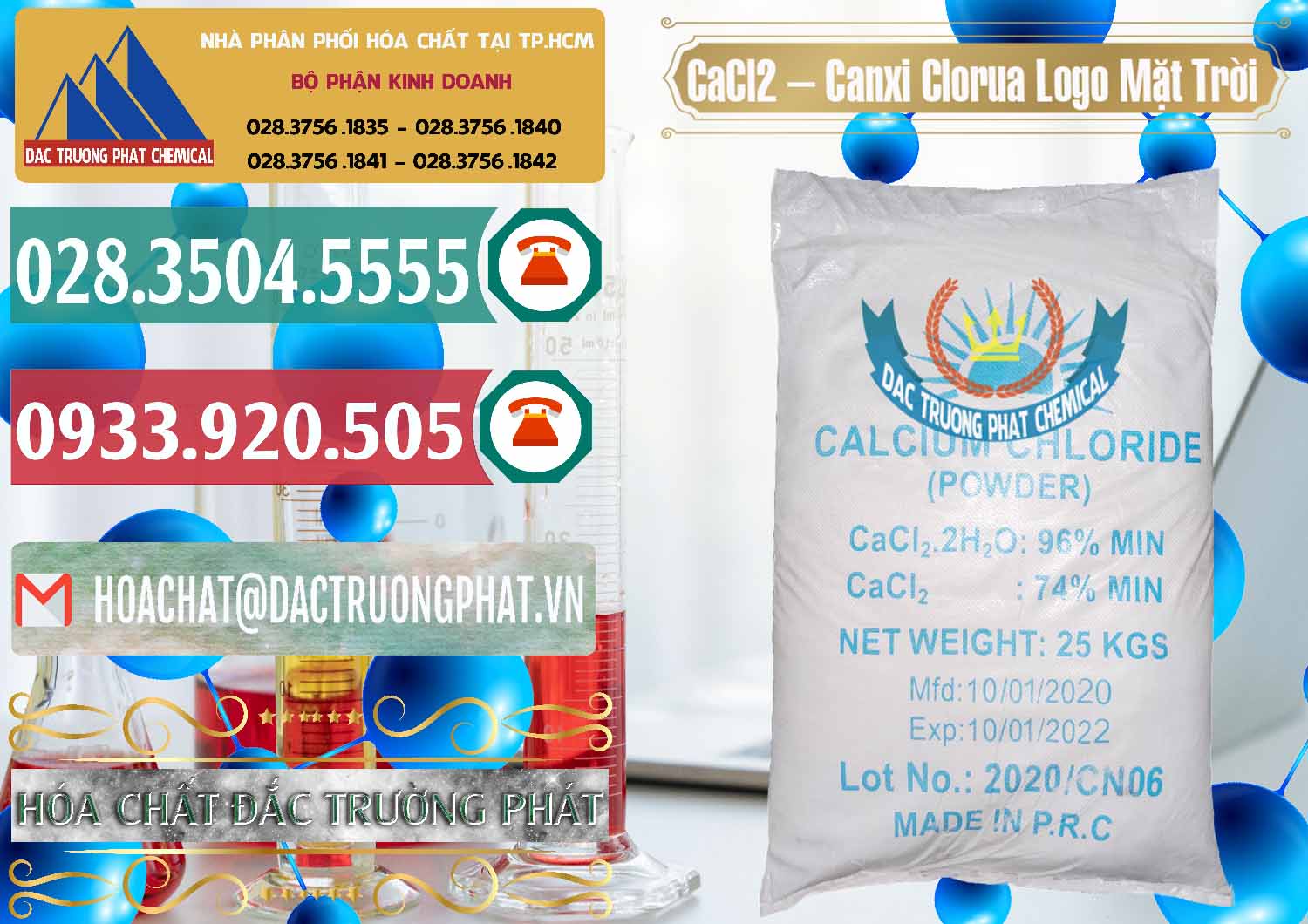 Nơi chuyên bán - phân phối CaCl2 – Canxi Clorua 96% Logo Mặt Trời Trung Quốc China - 0041 - Phân phối _ cung cấp hóa chất tại TP.HCM - muabanhoachat.vn