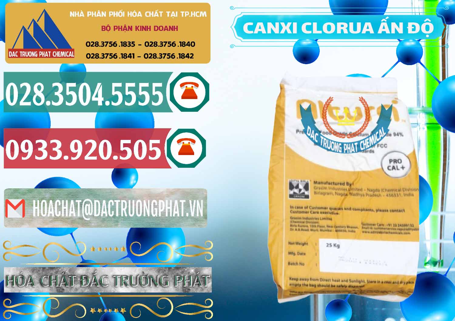 Công ty nhập khẩu & bán CaCl2 – Canxi Clorua Food Grade Altura Aditya Birla Grasim Ấn Độ India - 0436 - Đơn vị chuyên phân phối ( cung ứng ) hóa chất tại TP.HCM - muabanhoachat.vn