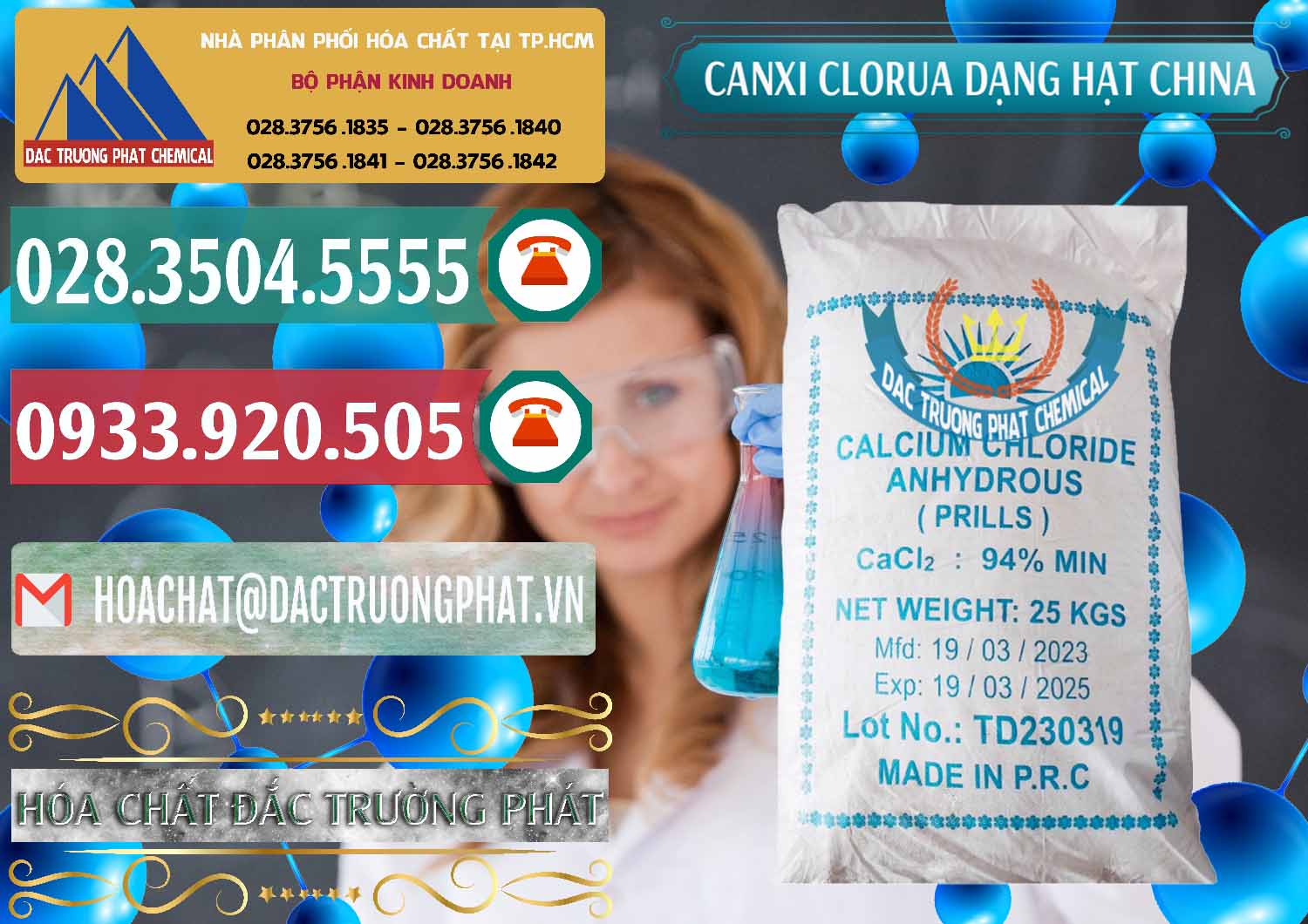 Đơn vị phân phối và bán CaCl2 – Canxi Clorua 94% Dạng Hạt Trung Quốc China - 0373 - Nhà phân phối & kinh doanh hóa chất tại TP.HCM - muabanhoachat.vn