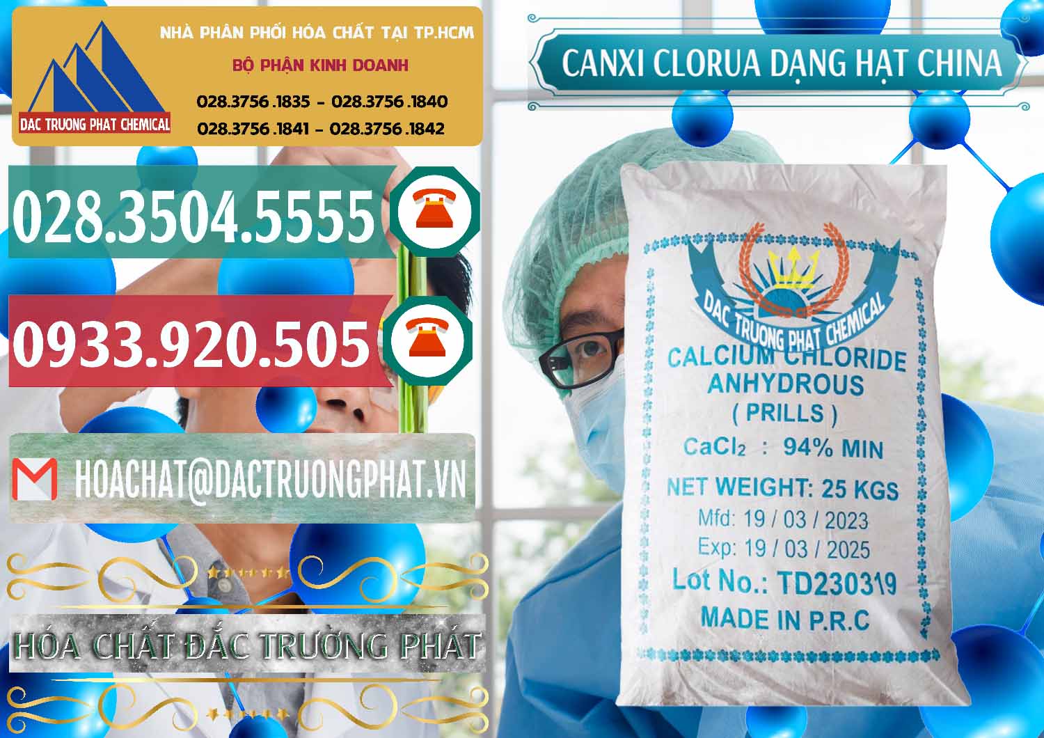 Nơi cung cấp - bán CaCl2 – Canxi Clorua 94% Dạng Hạt Trung Quốc China - 0373 - Chuyên phân phối và cung ứng hóa chất tại TP.HCM - muabanhoachat.vn